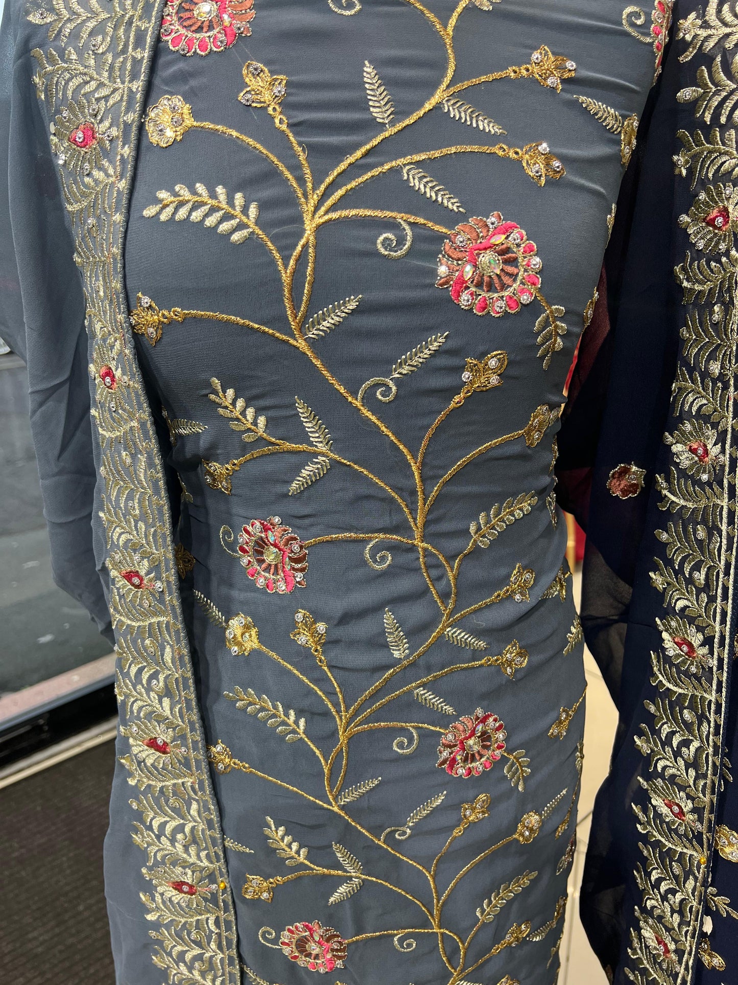 Embroidered Georgette