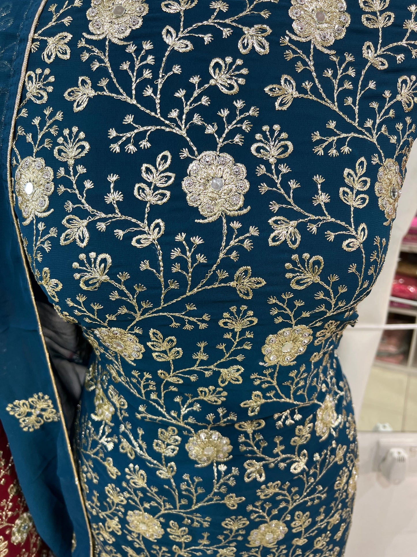 Embroidered Georgette