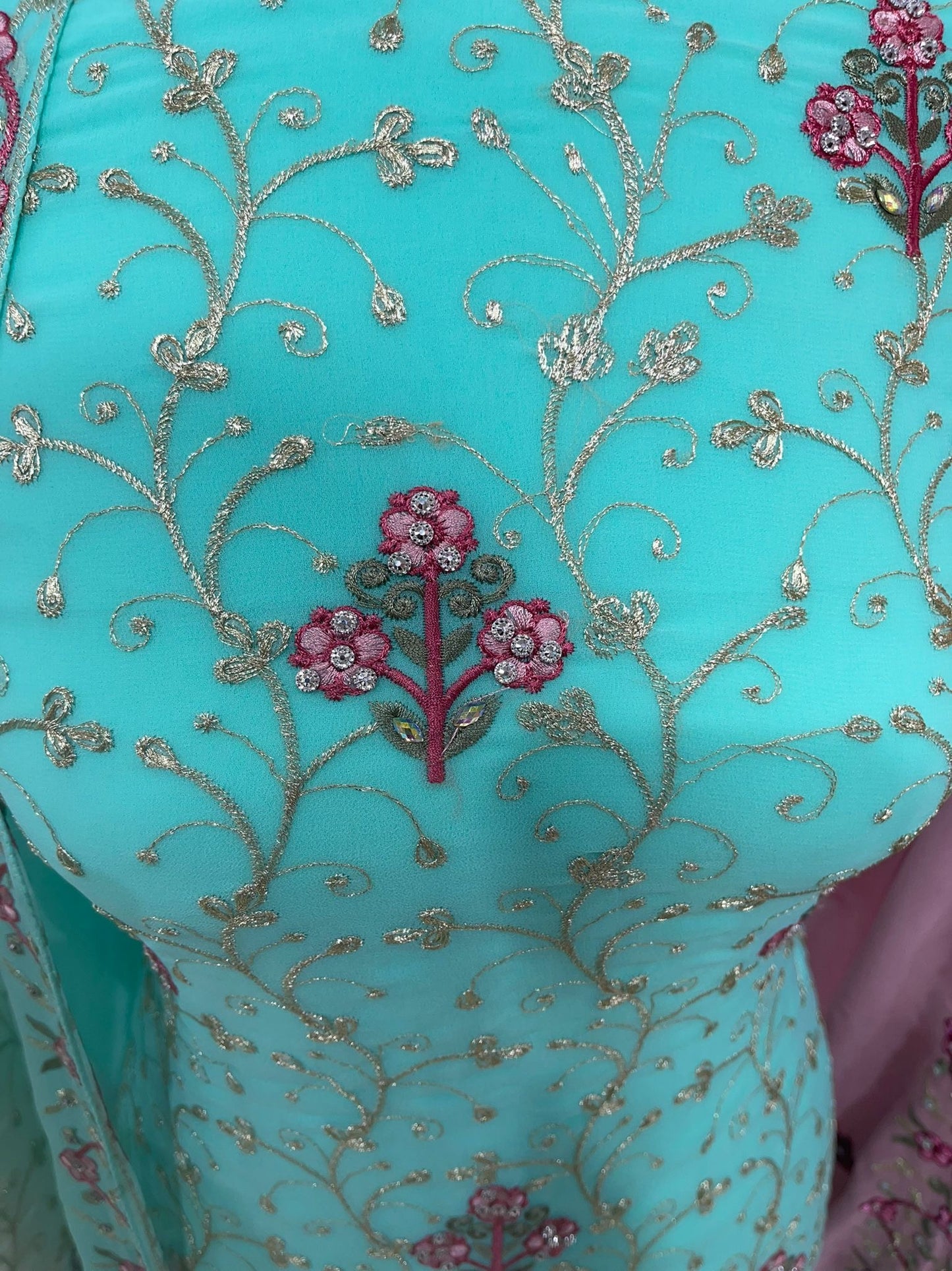 Embroidered Georgette