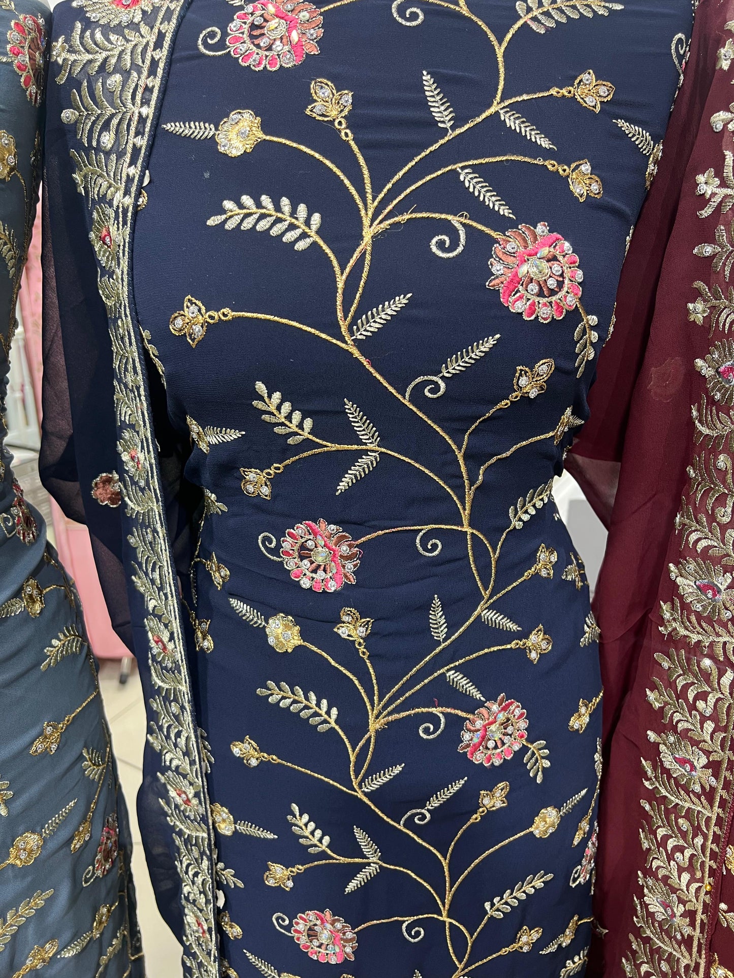 Embroidered Georgette