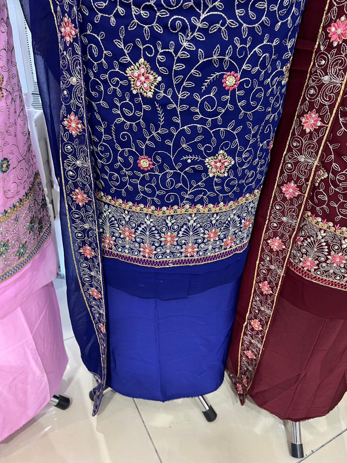 Embroidered Georgette