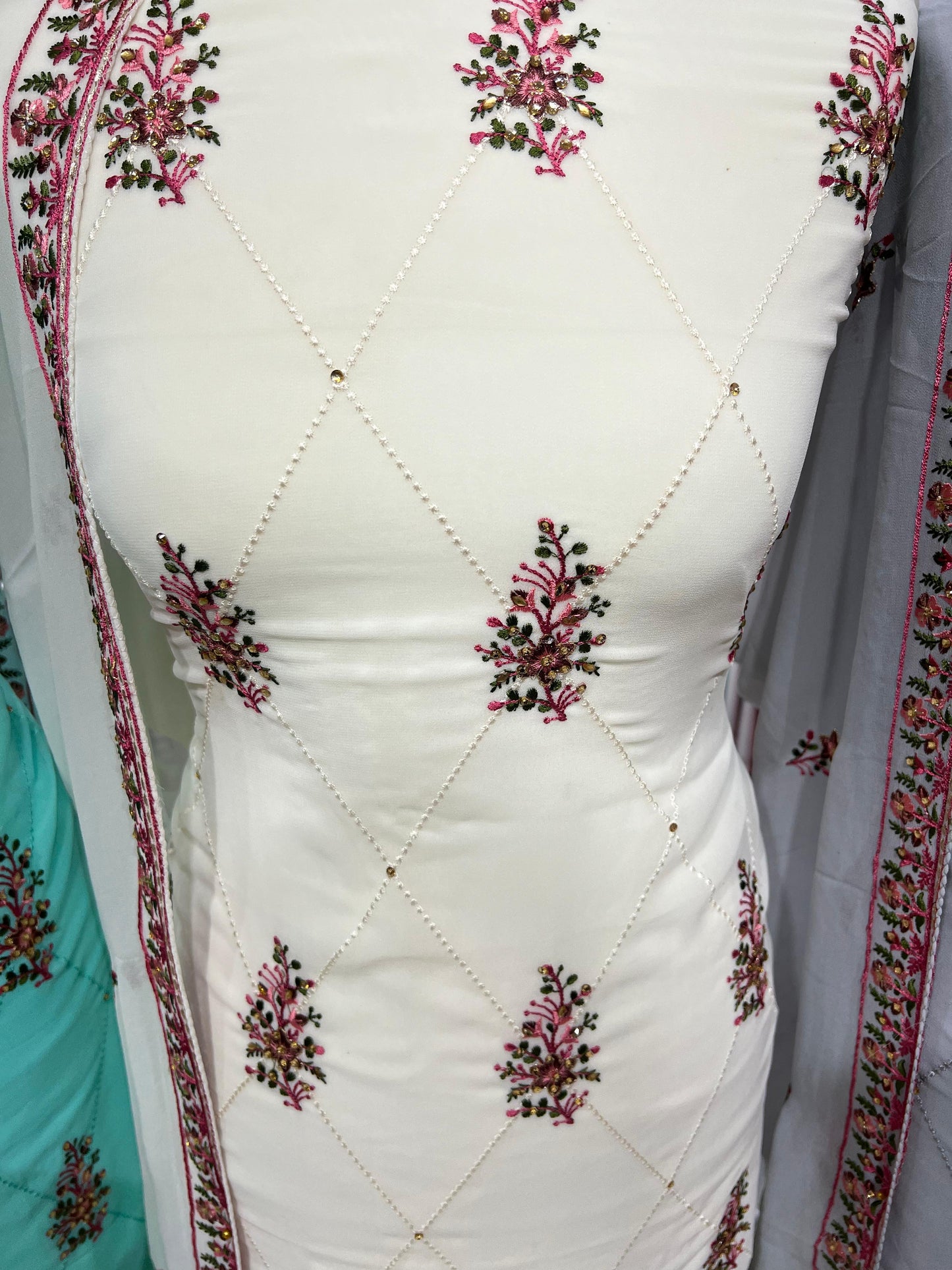 Embroidered Georgette