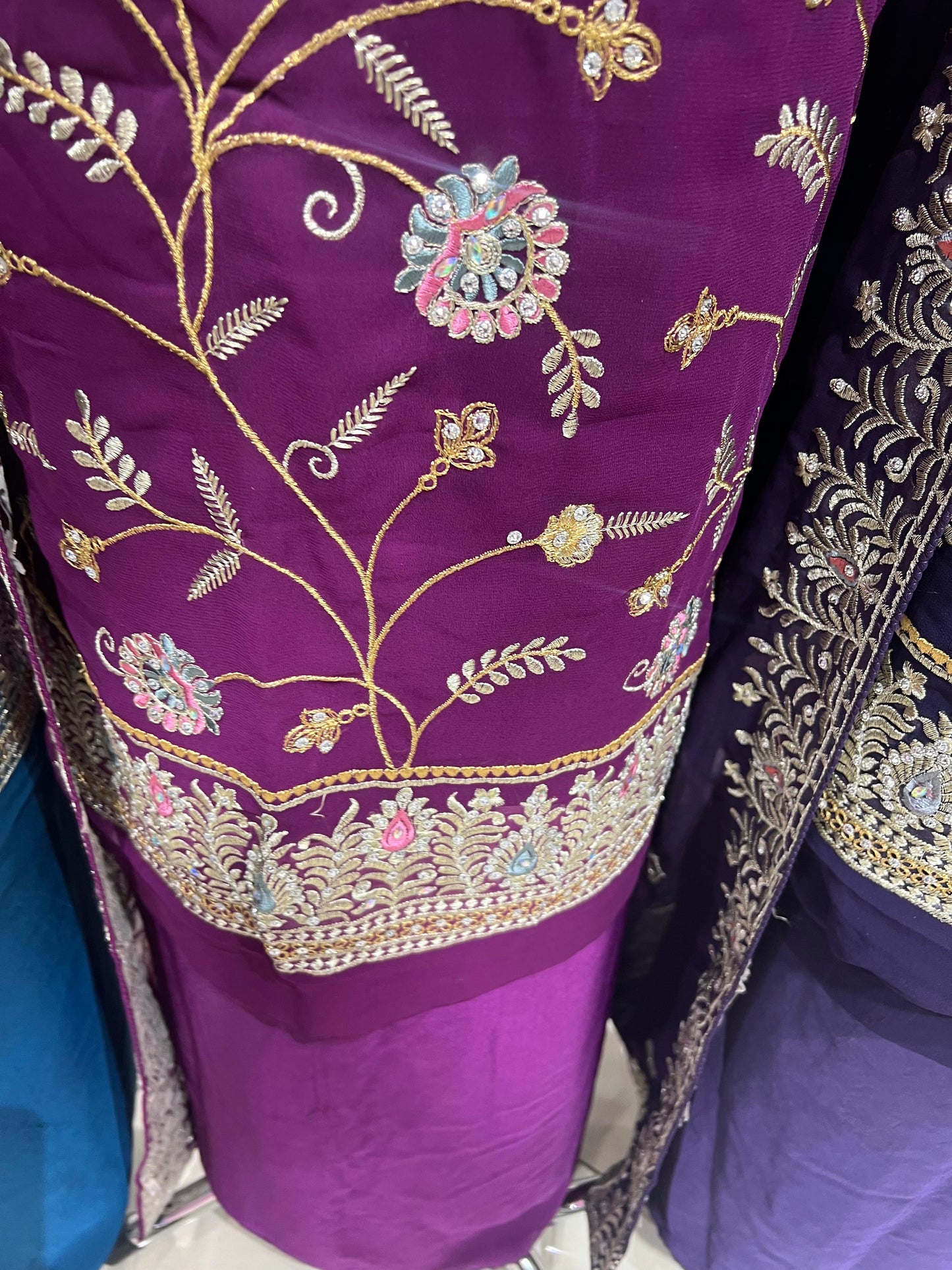 Embroidered Georgette