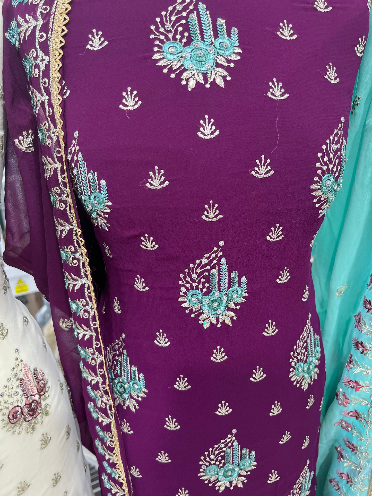 Embroidered Georgette