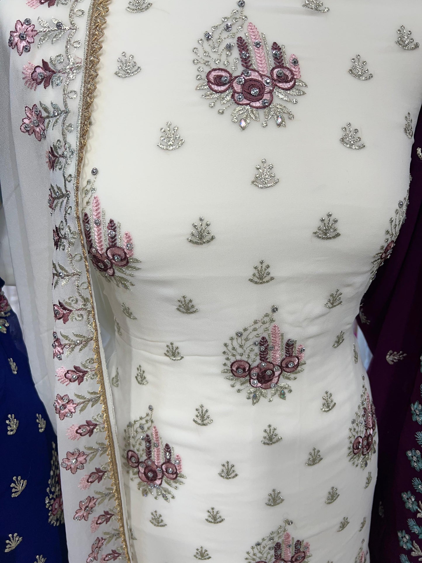 Embroidered Georgette