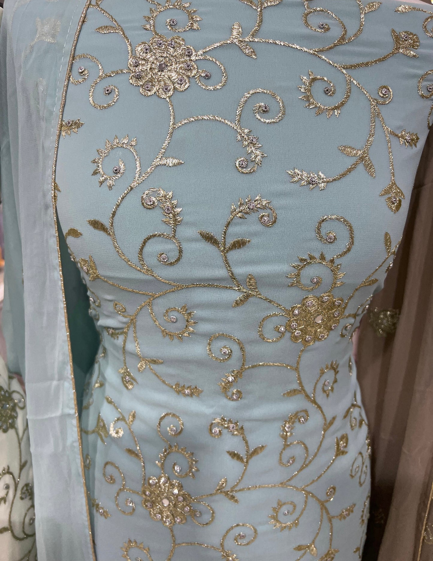 Embroidered Georgette