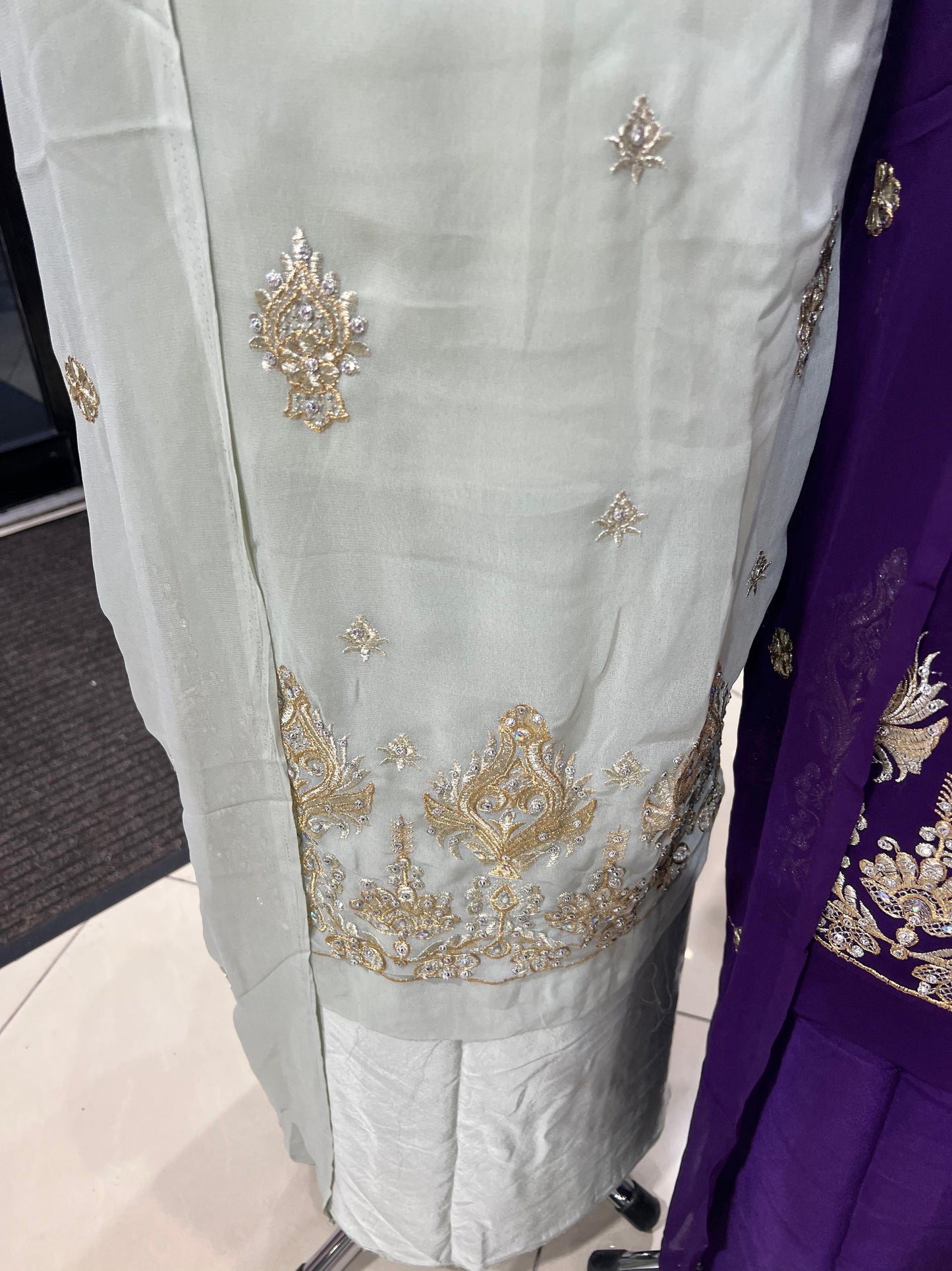 Embroidered Georgette