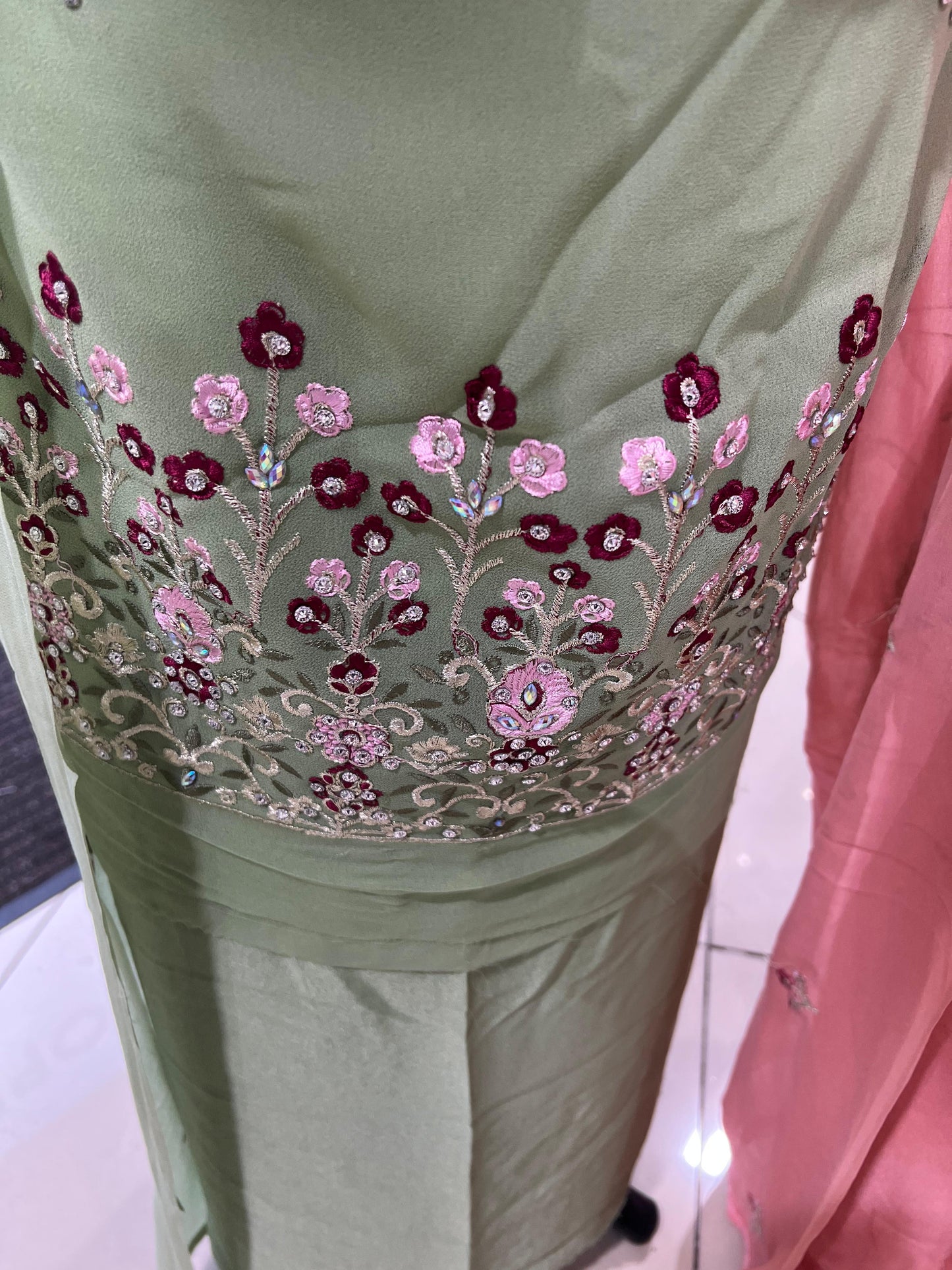 Embroidered Georgette