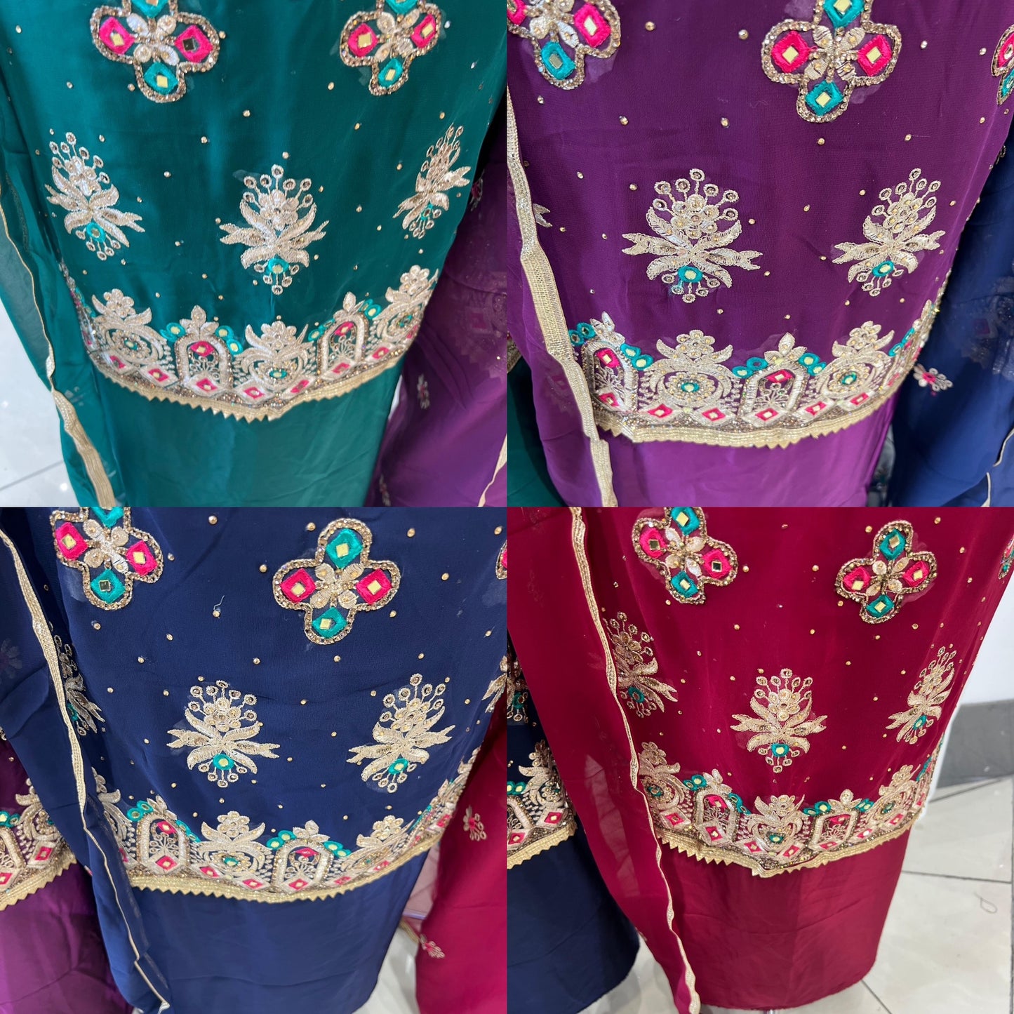 Embellished Georgette