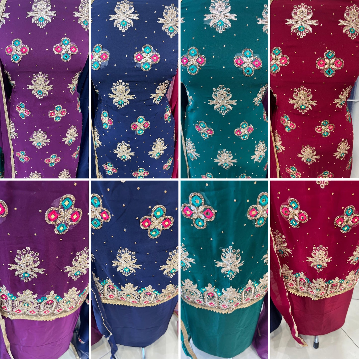 Embellished Georgette