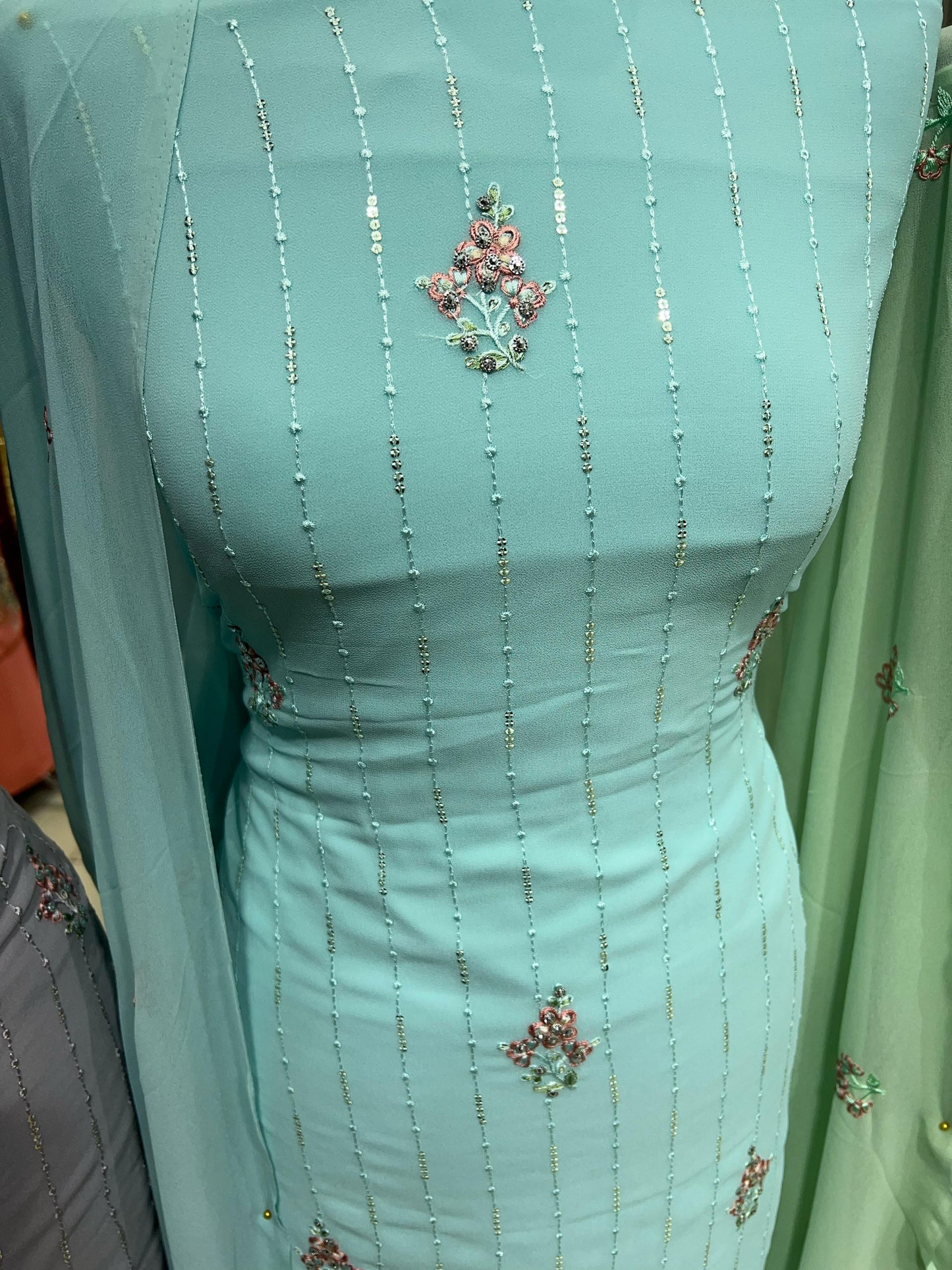 Embroidered Georgette