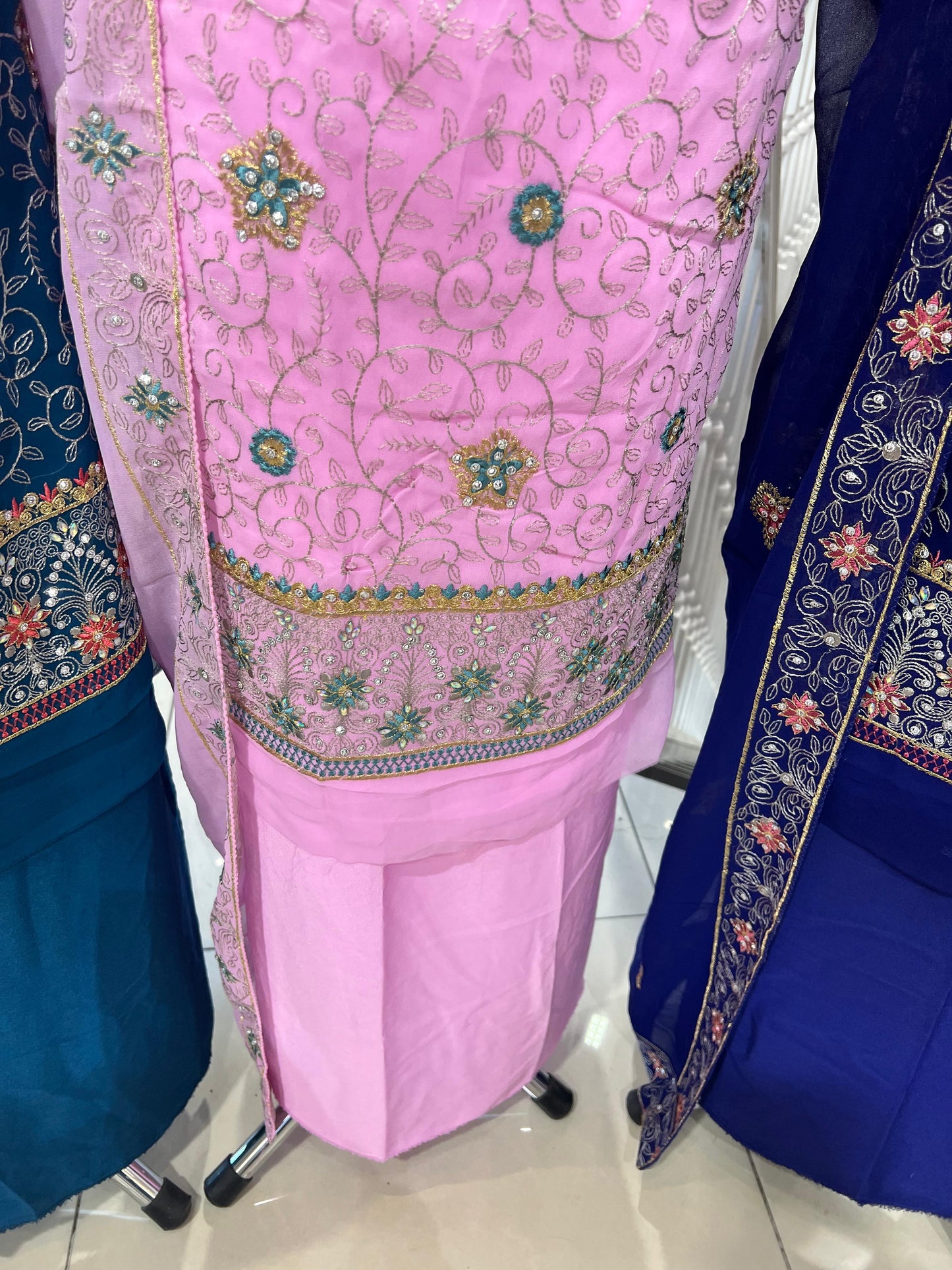 Embroidered Georgette