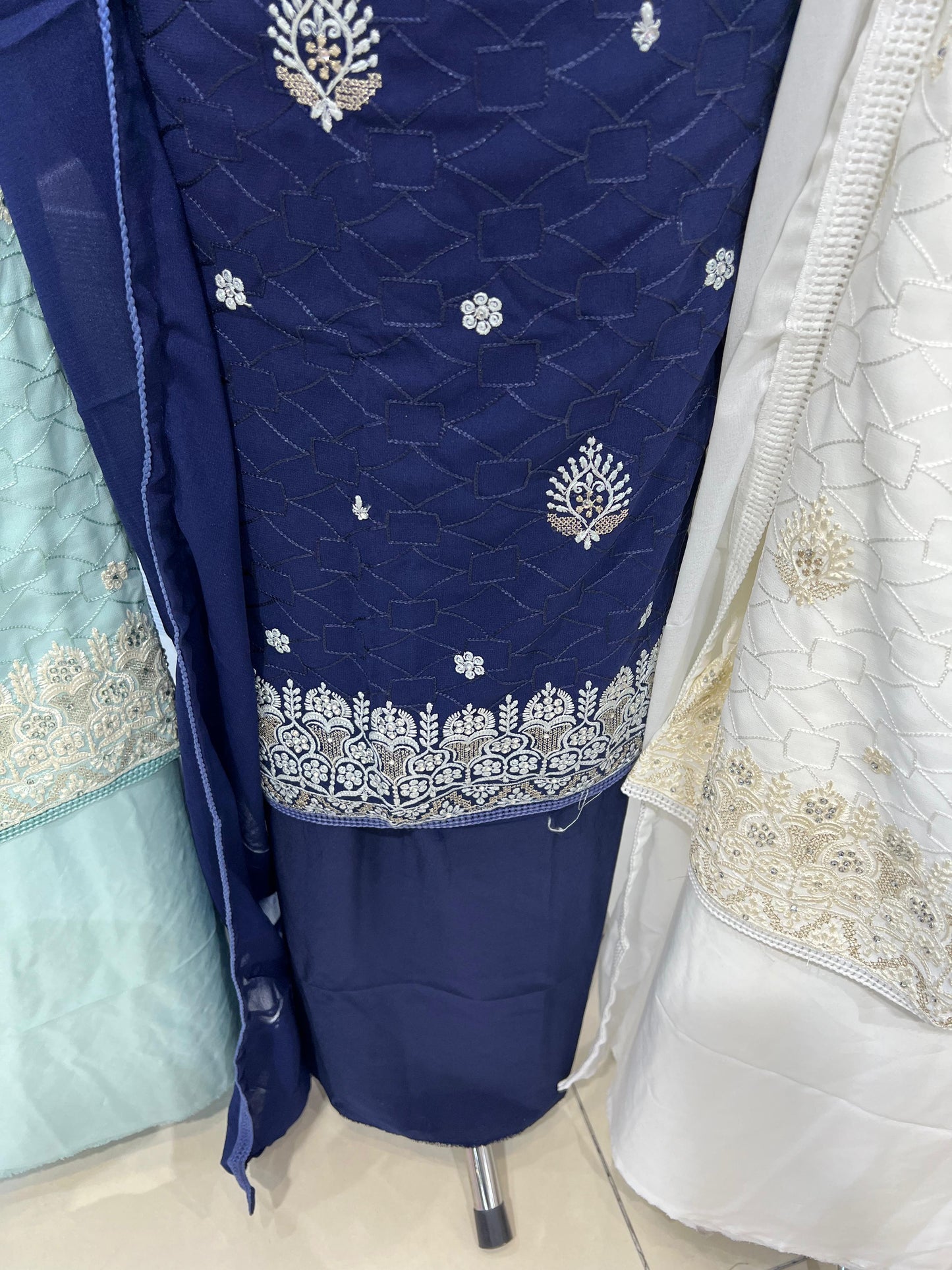 Embroidered Georgette