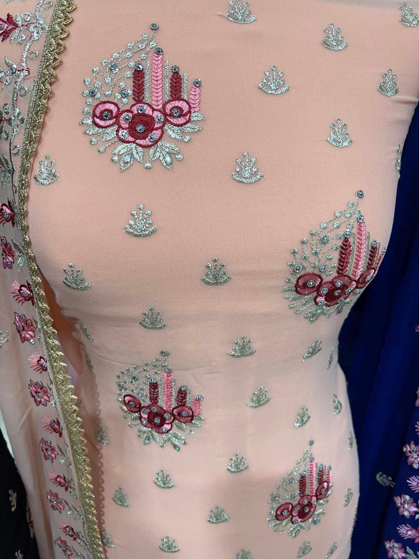 Embroidered Georgette