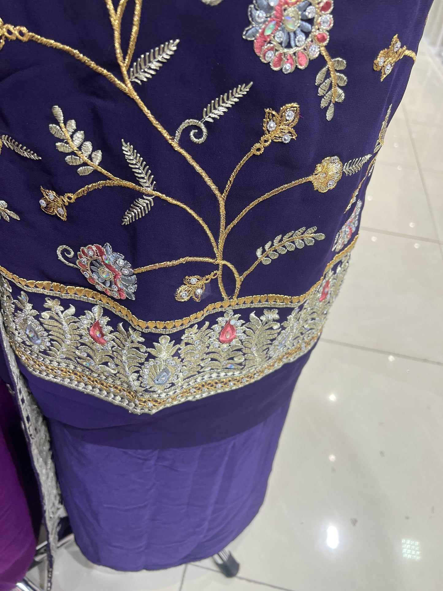 Embroidered Georgette