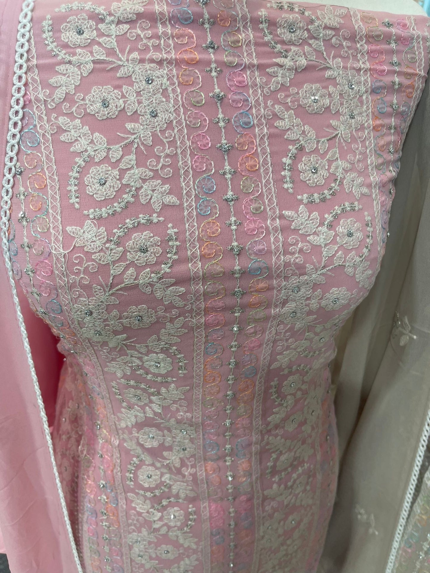 Embroidered Georgette