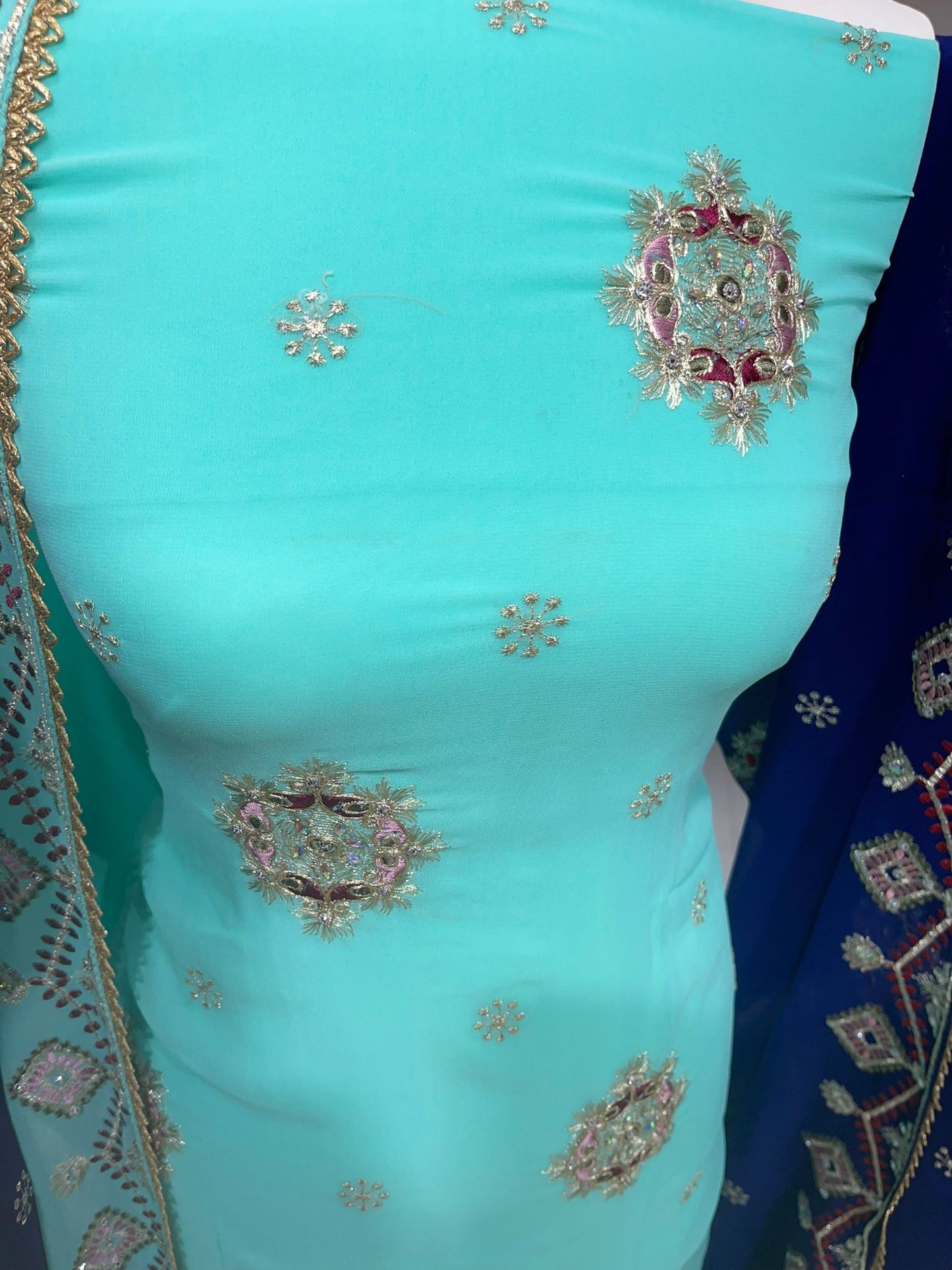 Embroidered Georgette