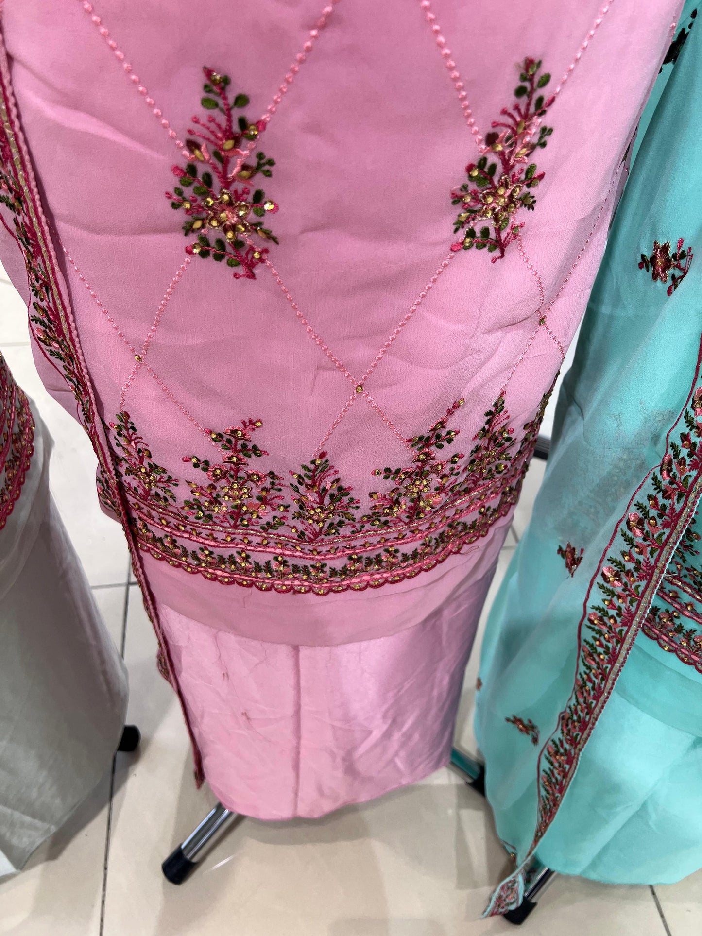 Embroidered Georgette