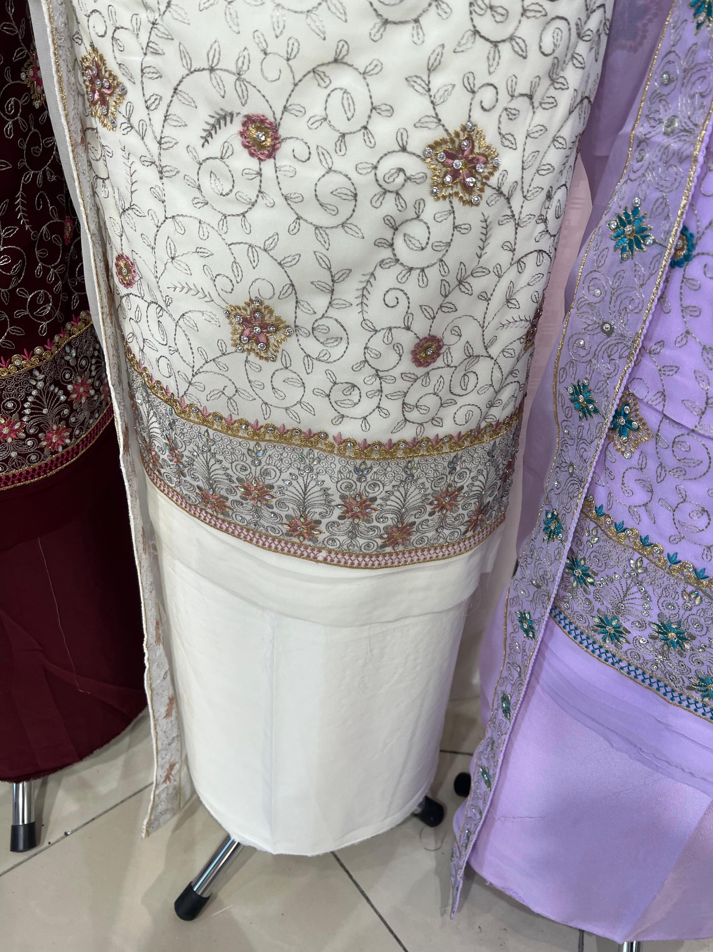 Embroidered Georgette