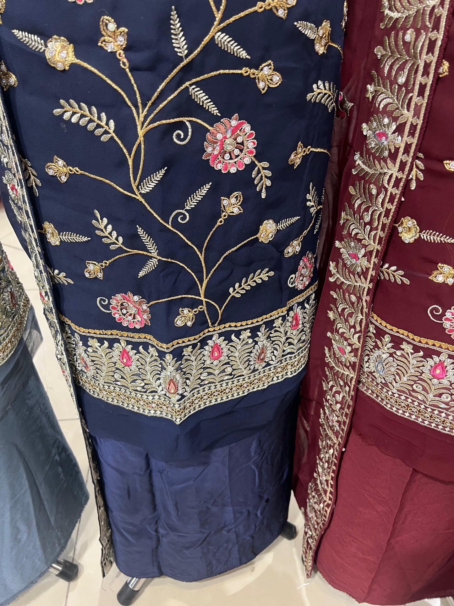 Embroidered Georgette