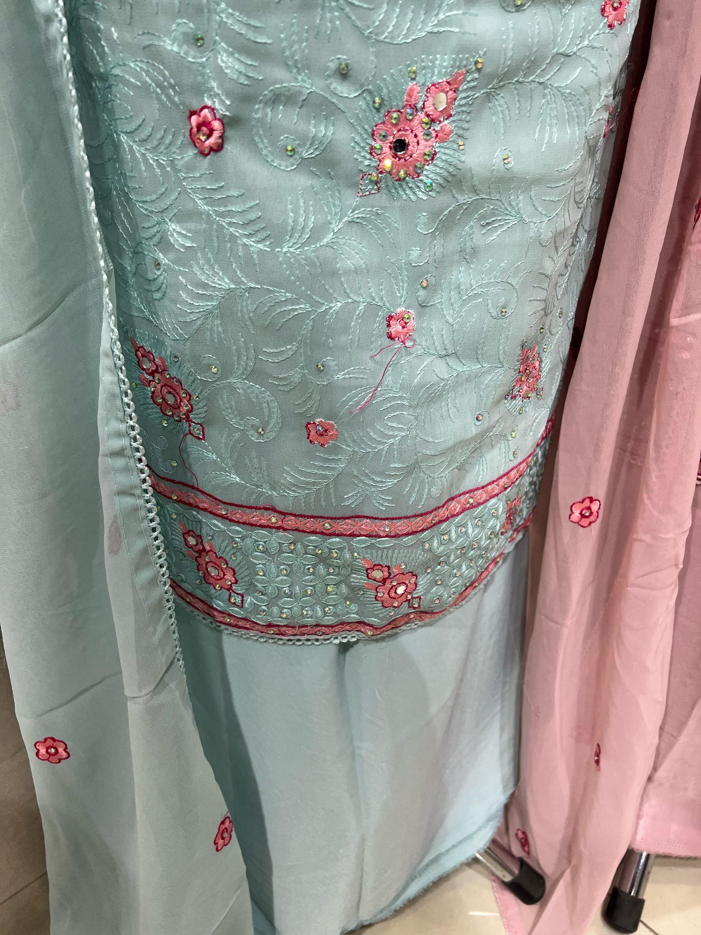 Embroidered Georgette