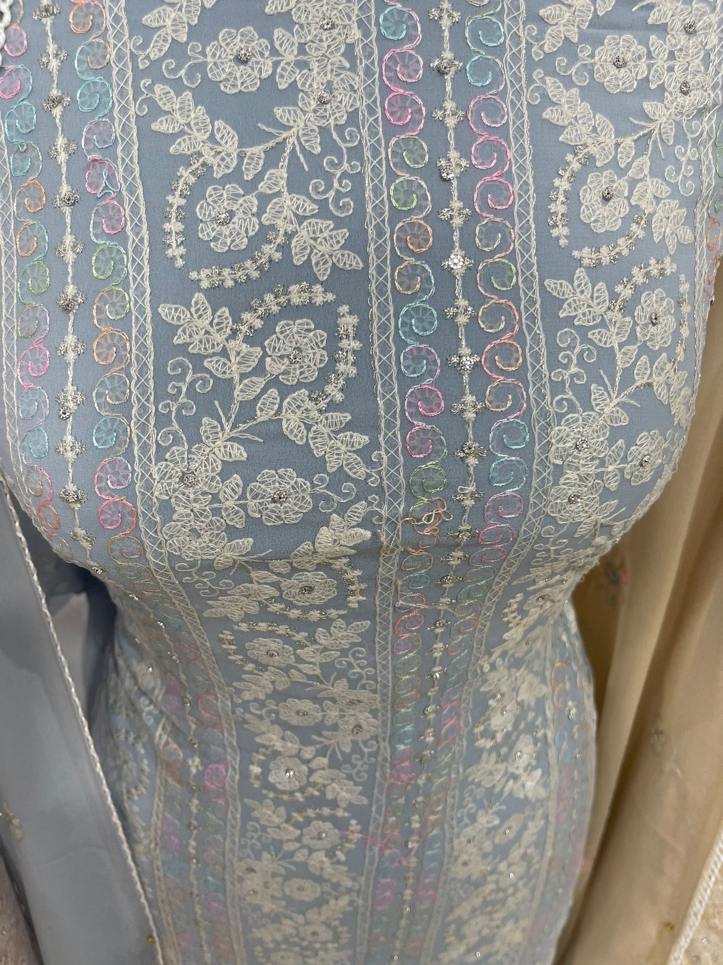 Embroidered Georgette