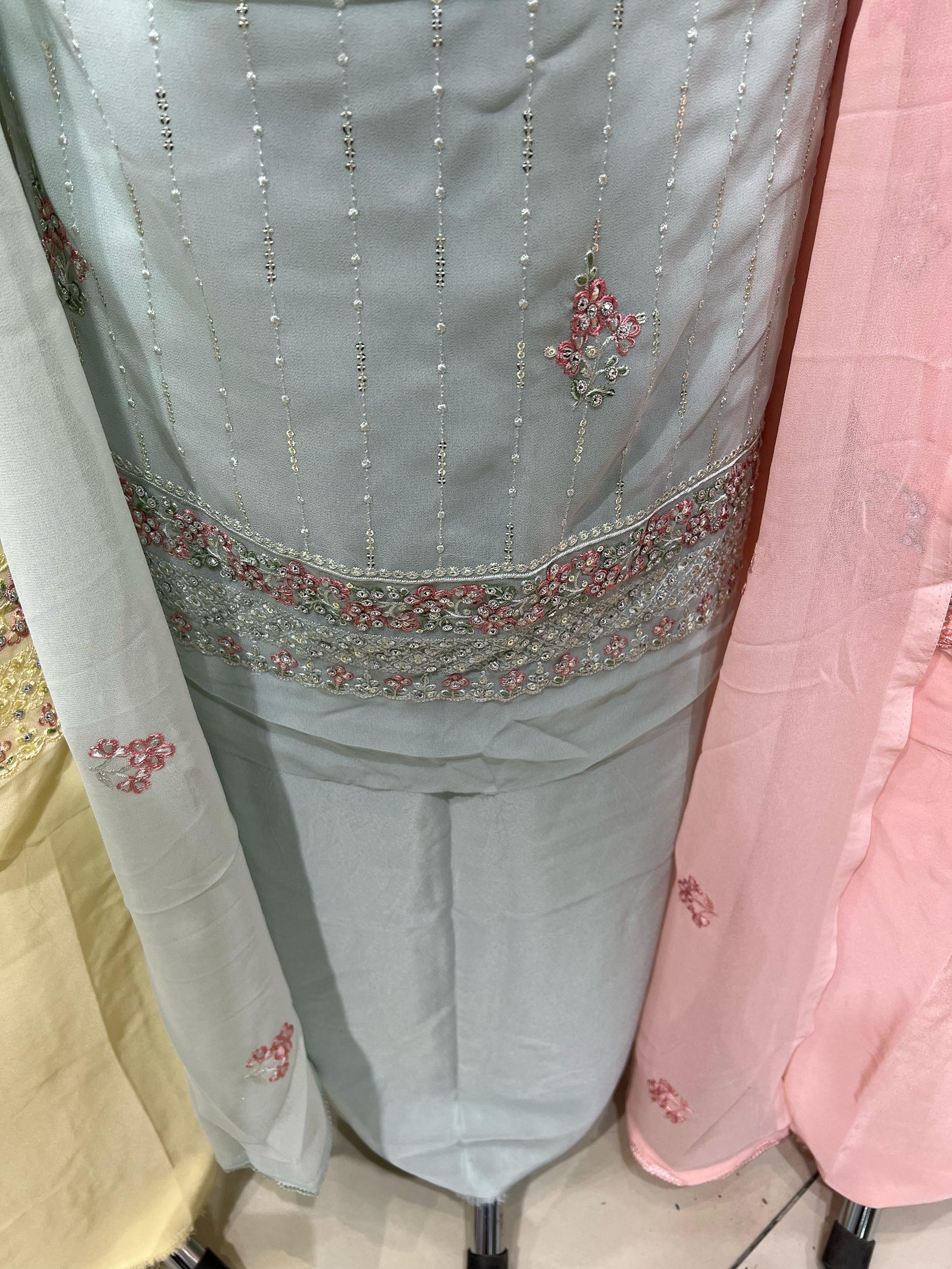 Embroidered Georgette