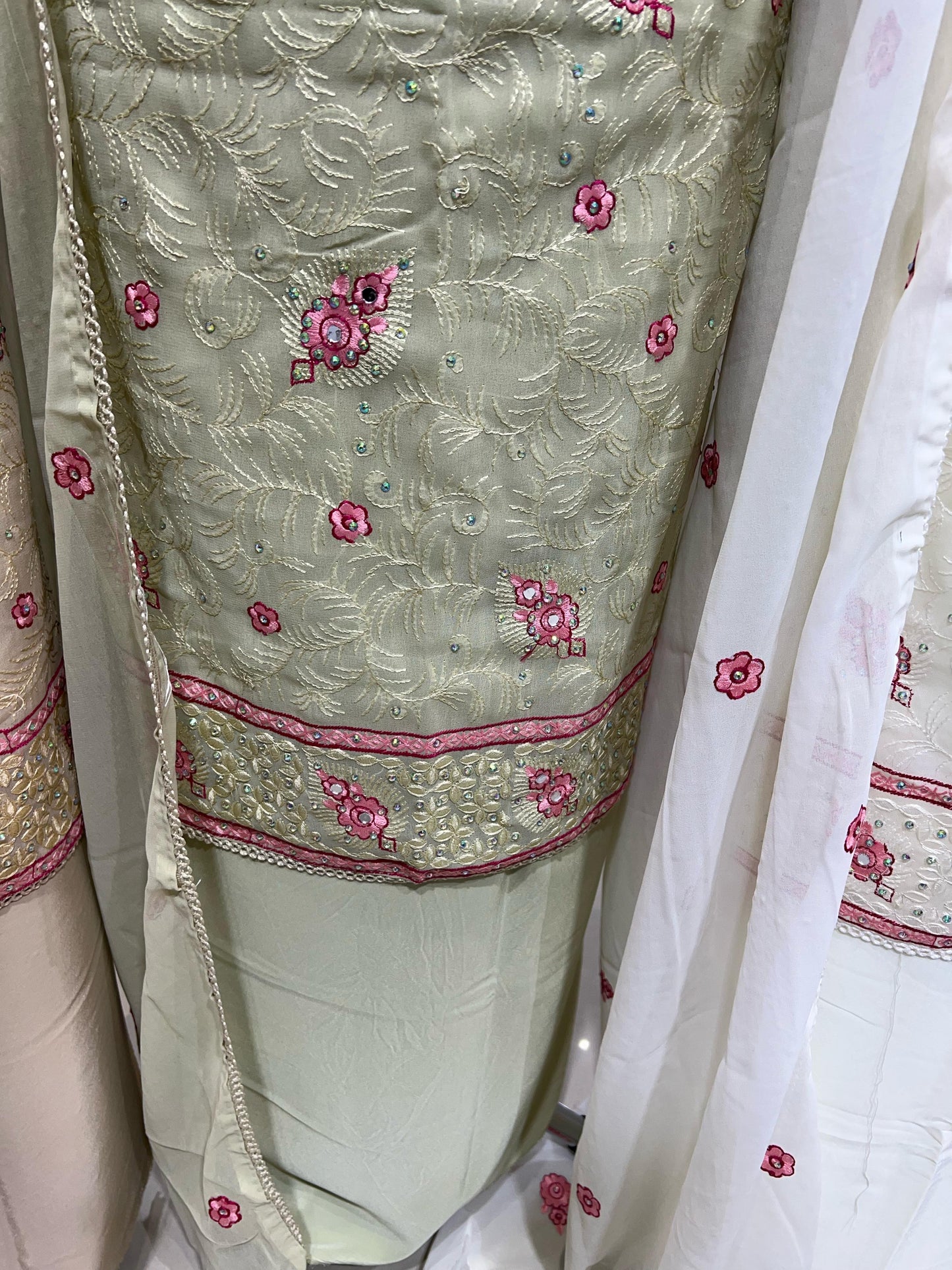 Embroidered Georgette