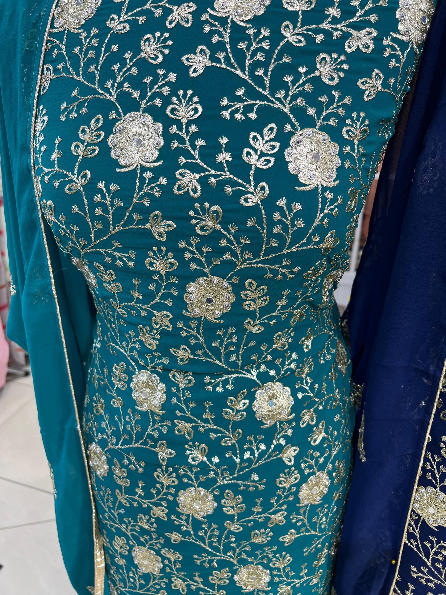 Embroidered Georgette