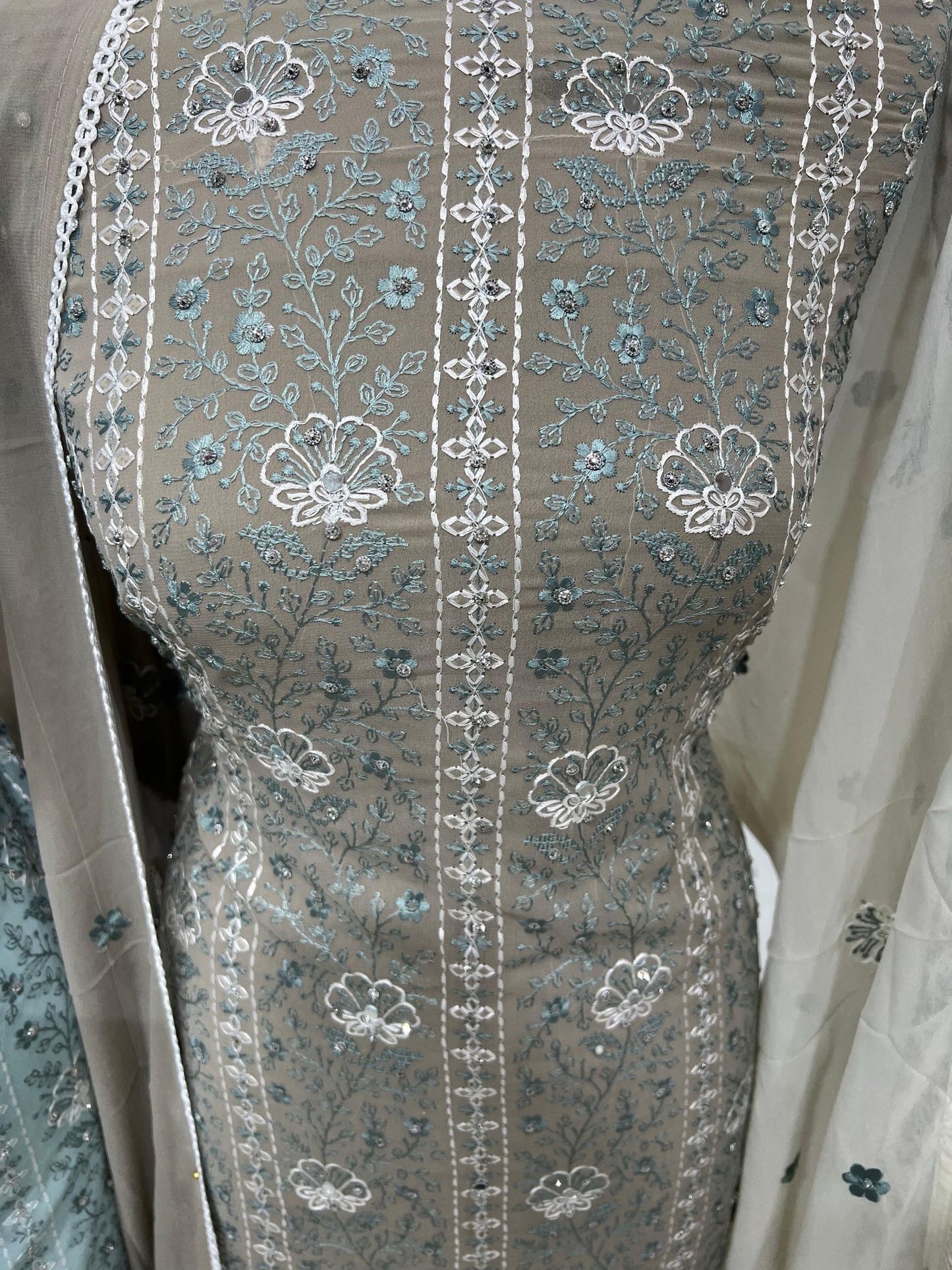 Embroidered Georgette