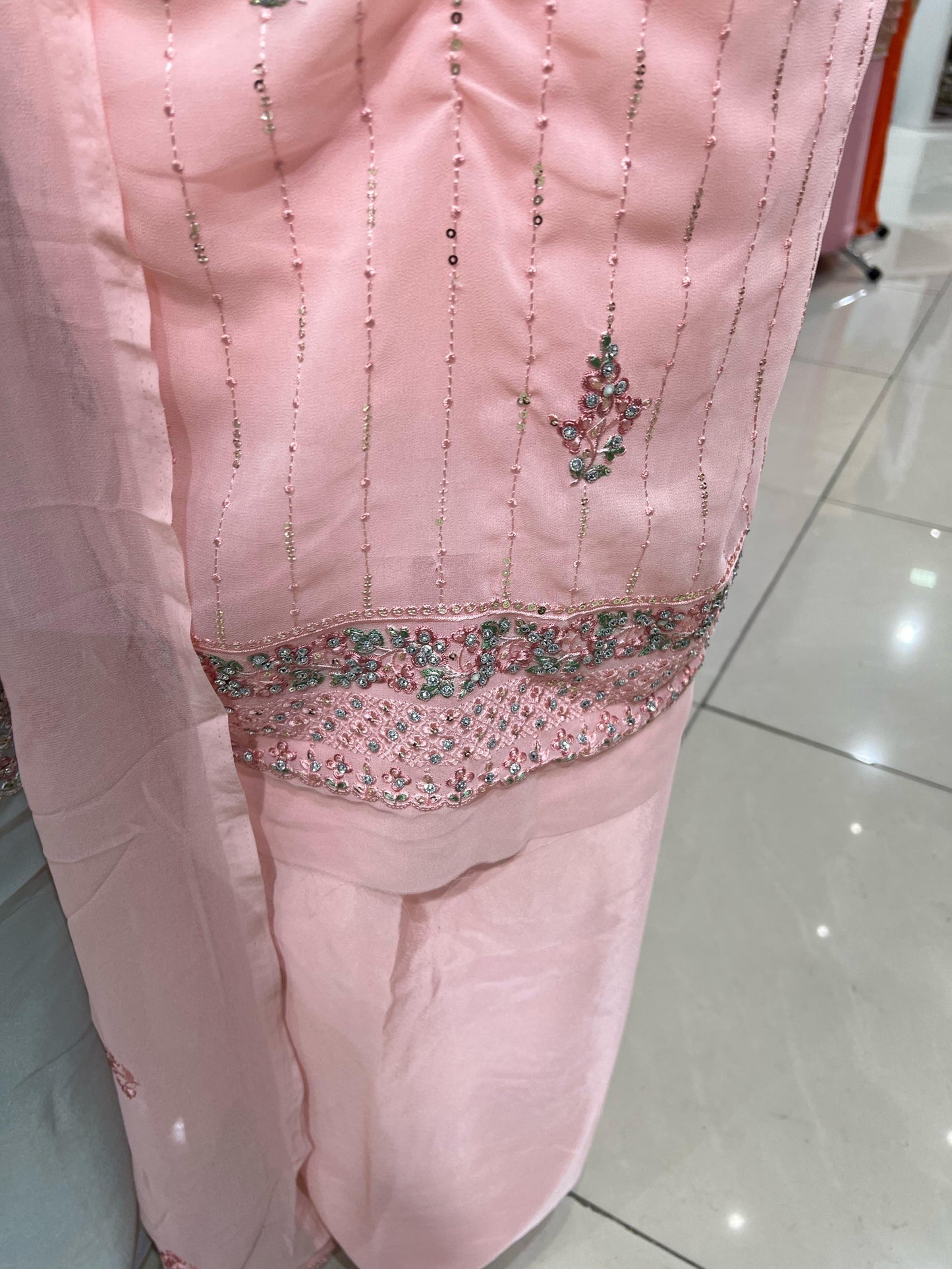 Embroidered Georgette