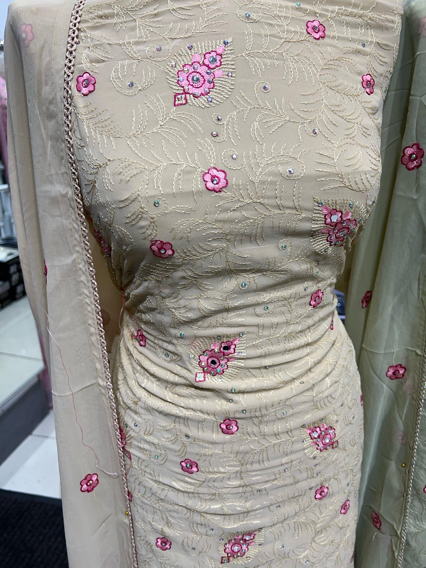 Embroidered Georgette