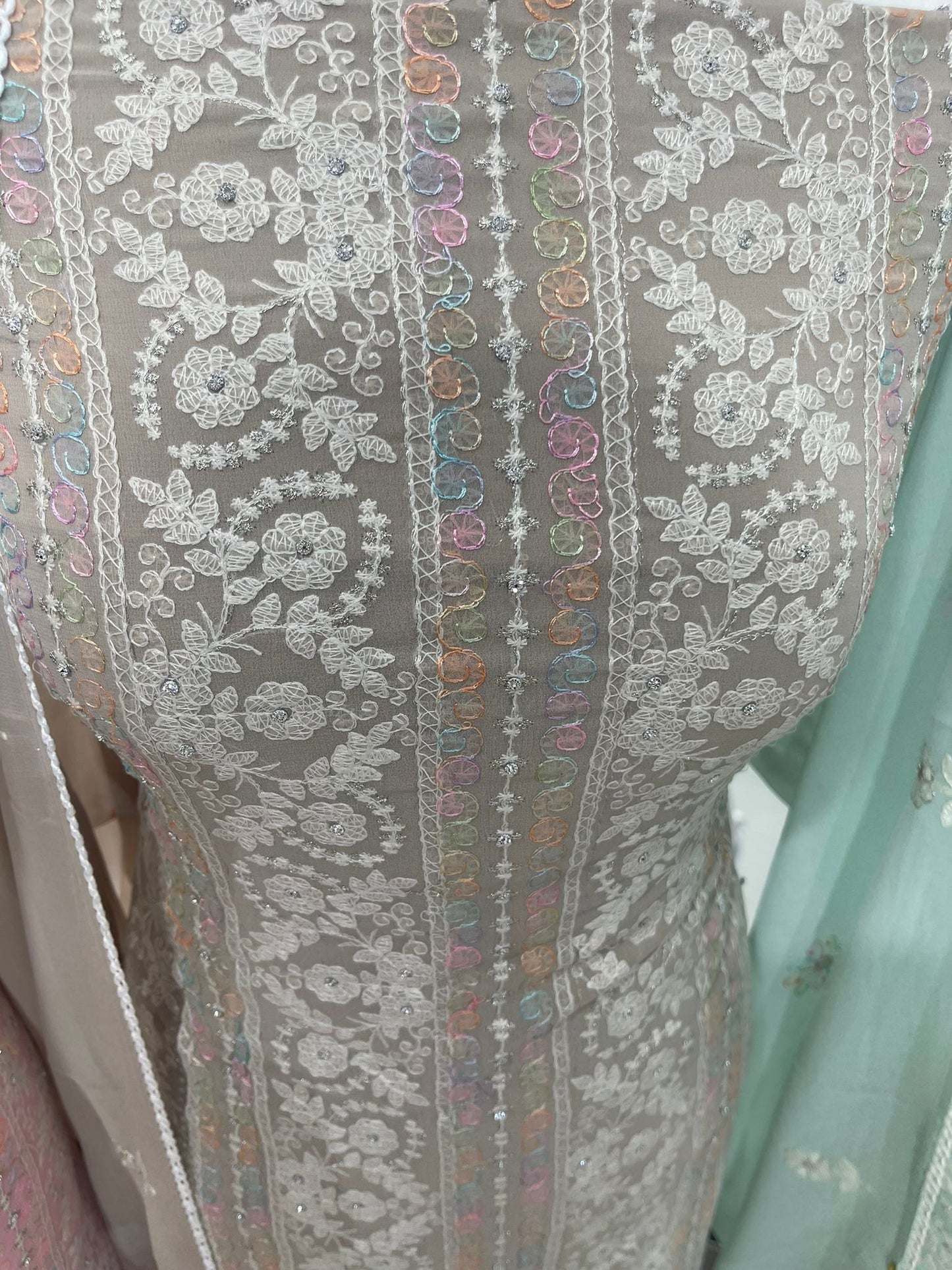 Embroidered Georgette