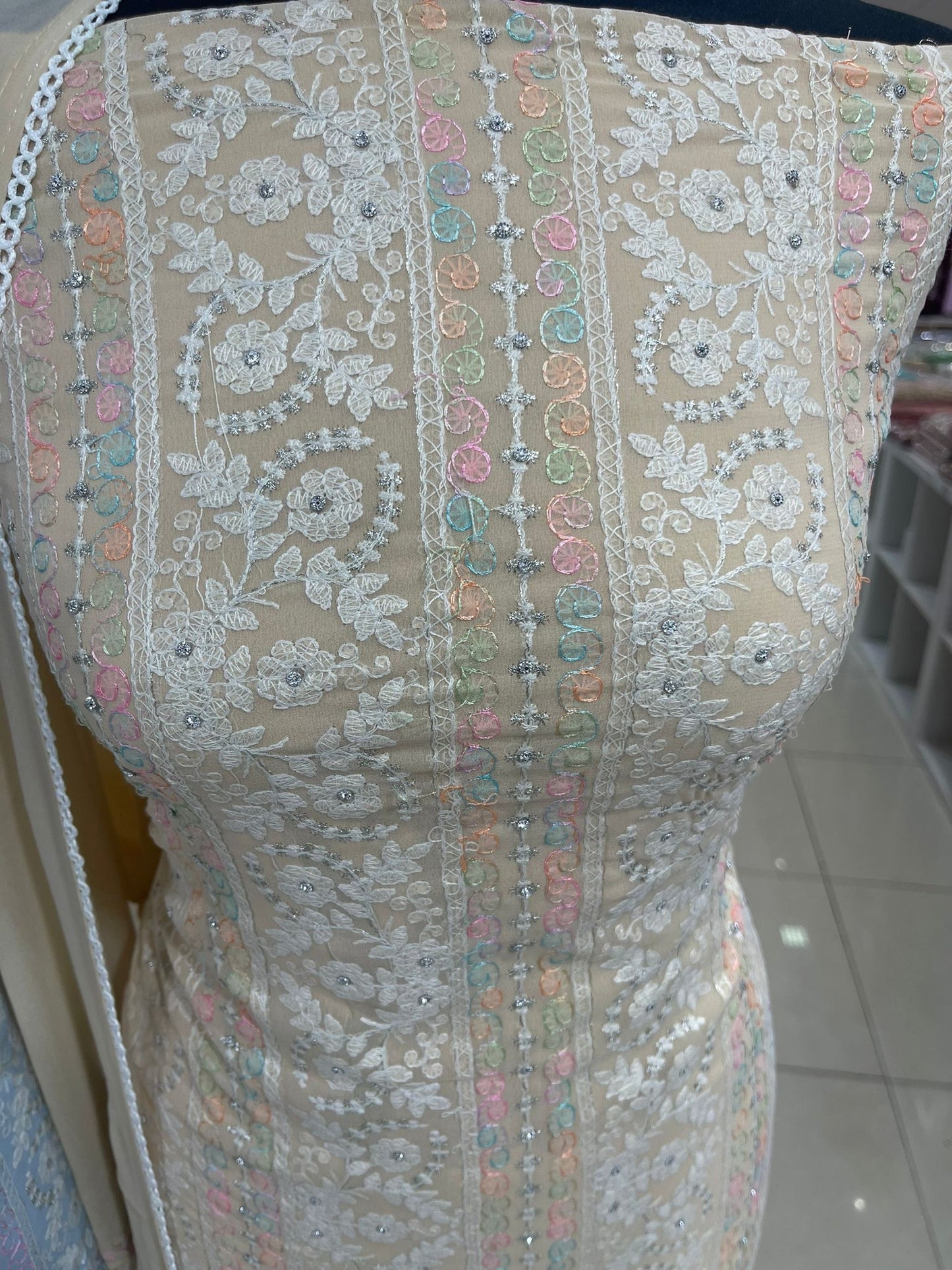 Embroidered Georgette