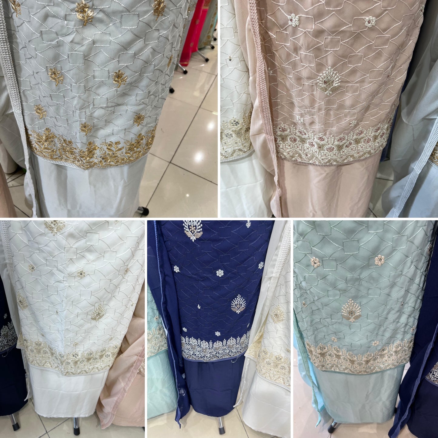 Embroidered Georgette