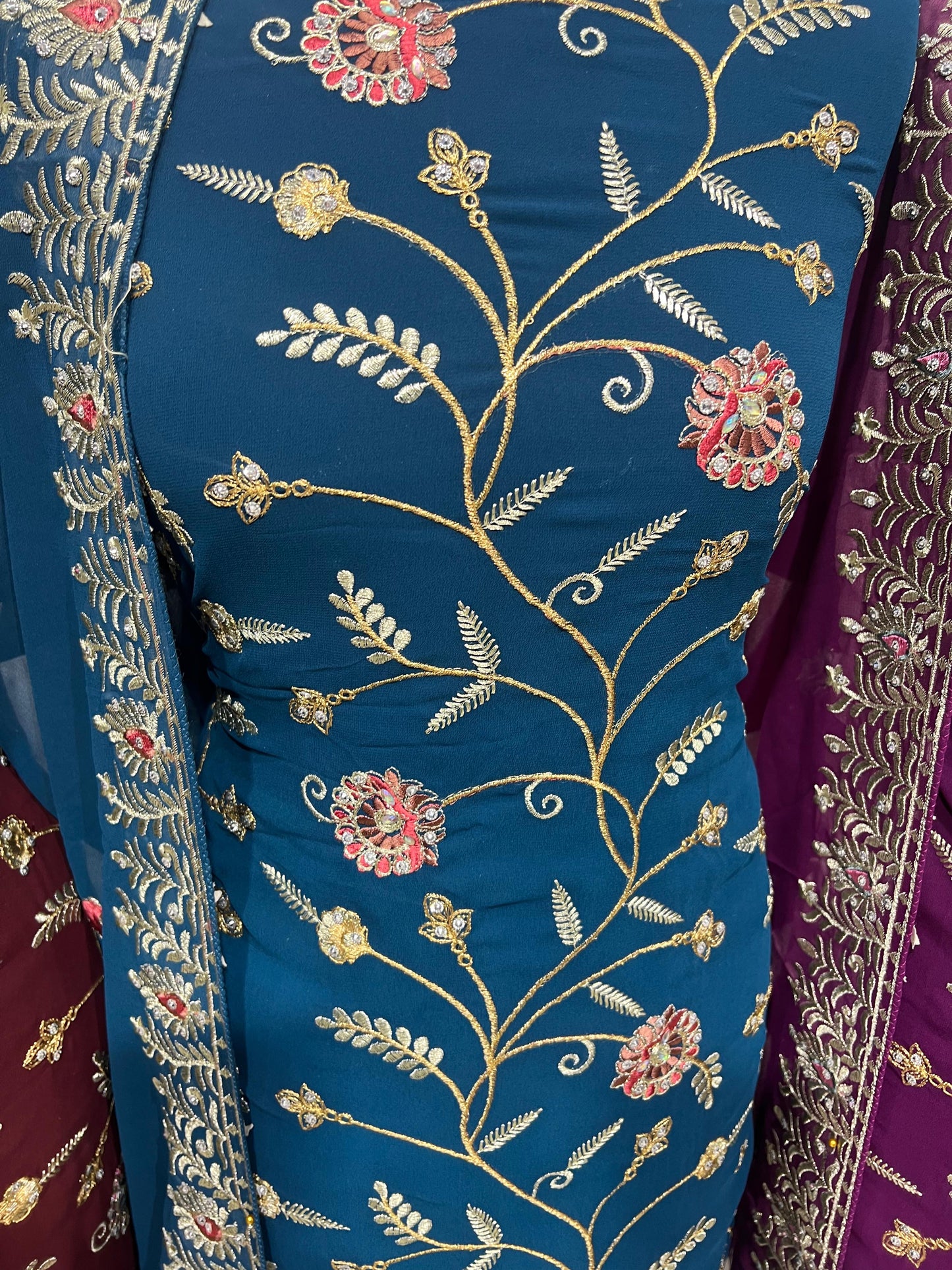 Embroidered Georgette