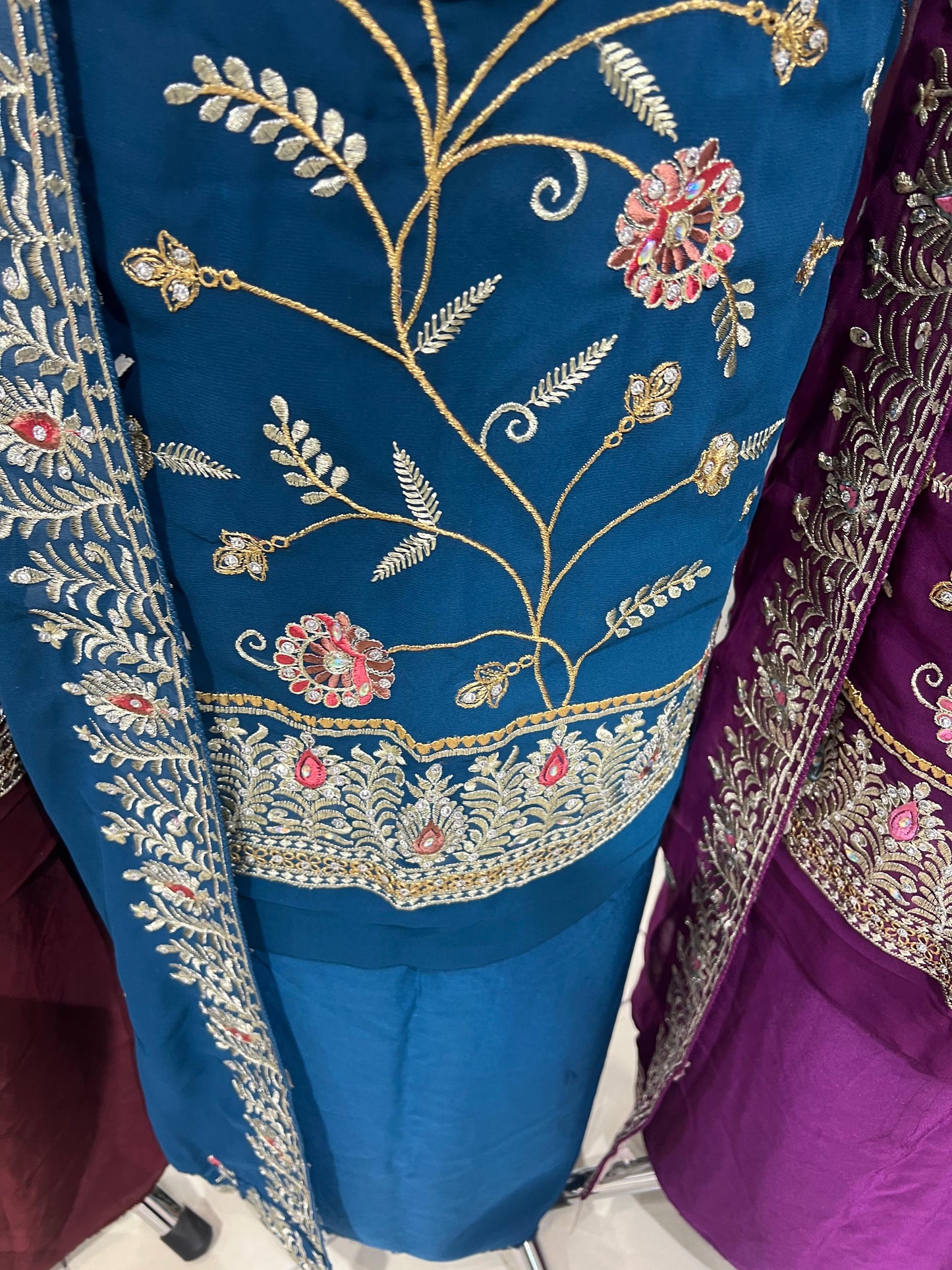 Embroidered Georgette