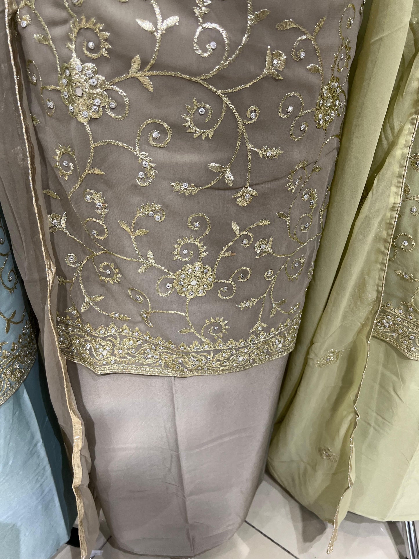 Embroidered Georgette