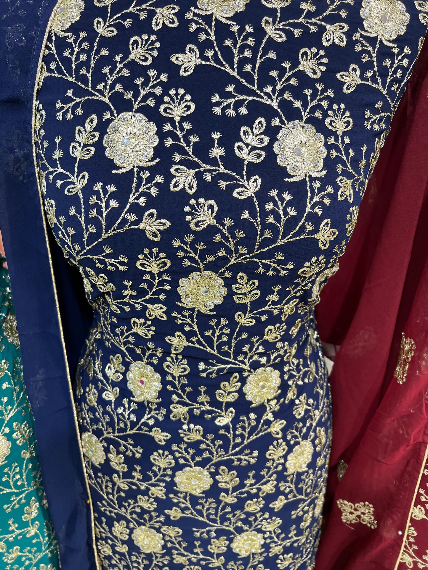 Embroidered Georgette