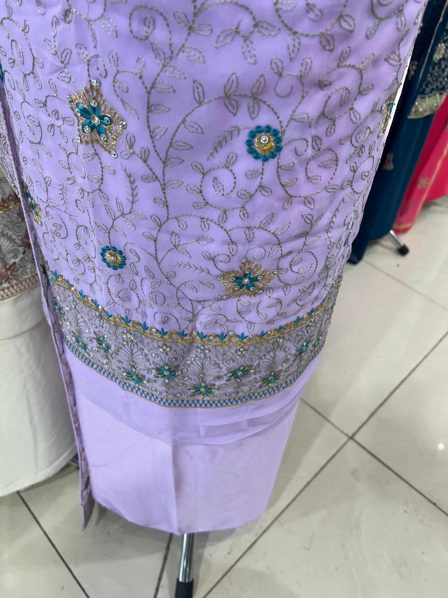 Embroidered Georgette