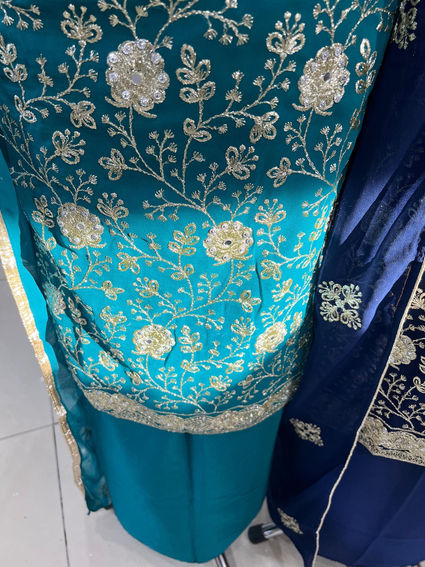 Embroidered Georgette