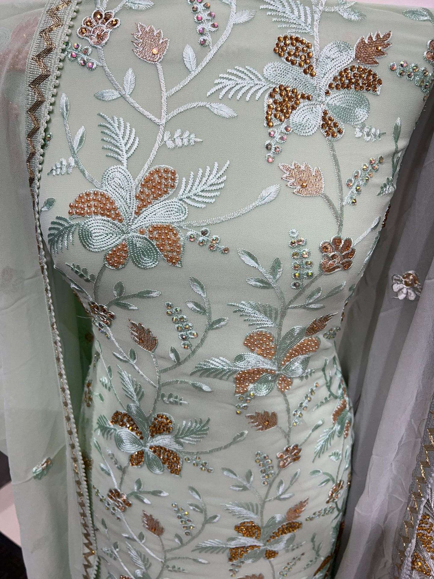 Embroidered Georgette