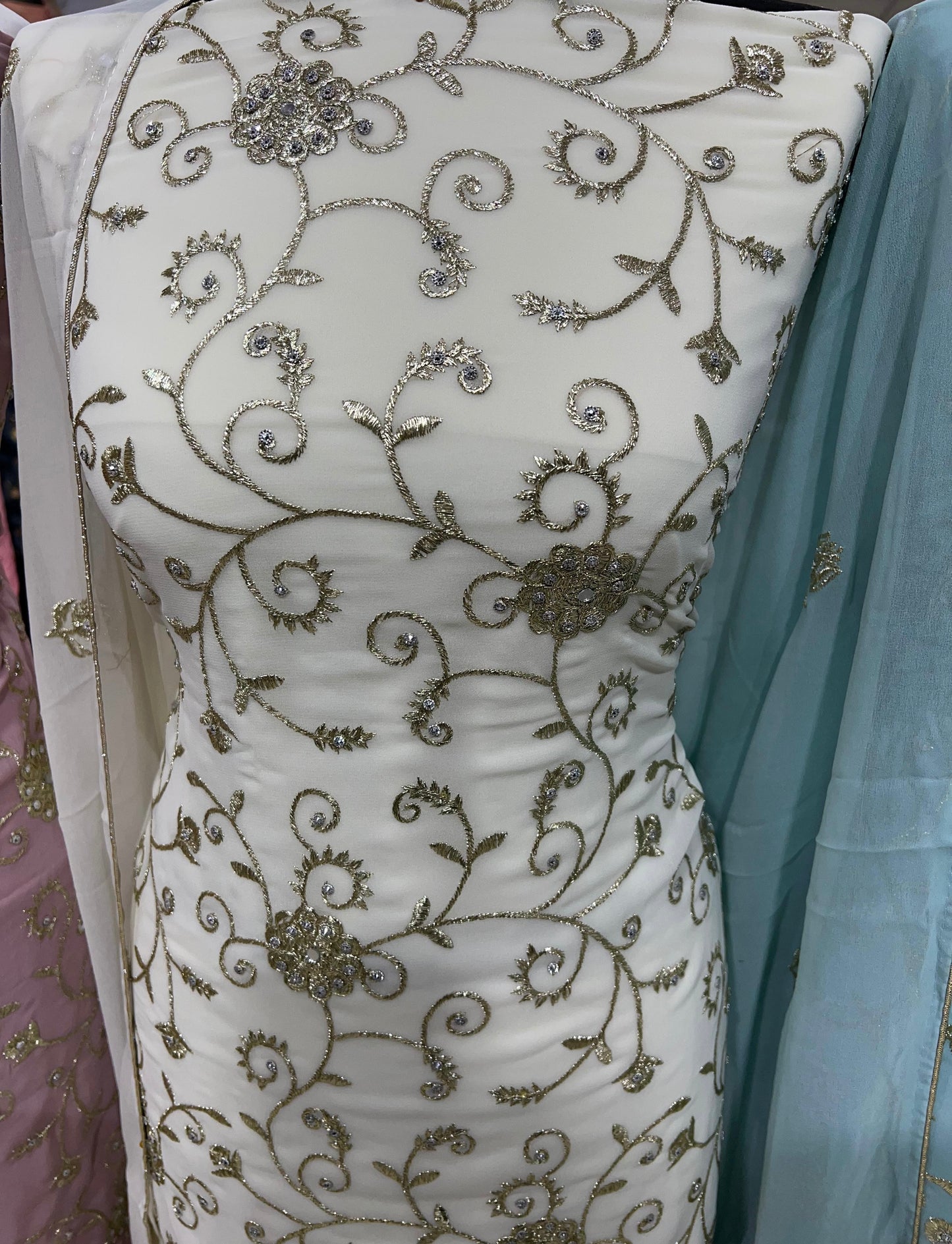 Embroidered Georgette