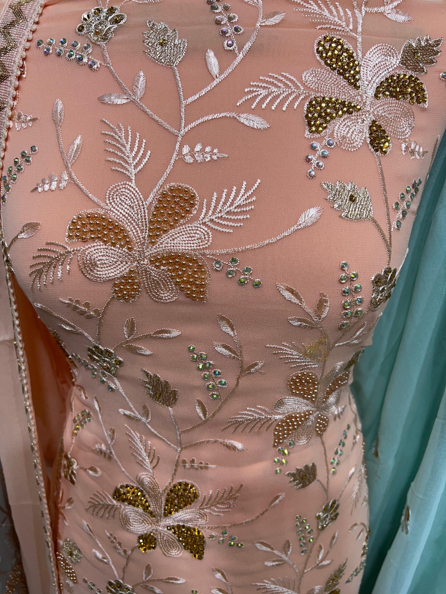 Embroidered Georgette