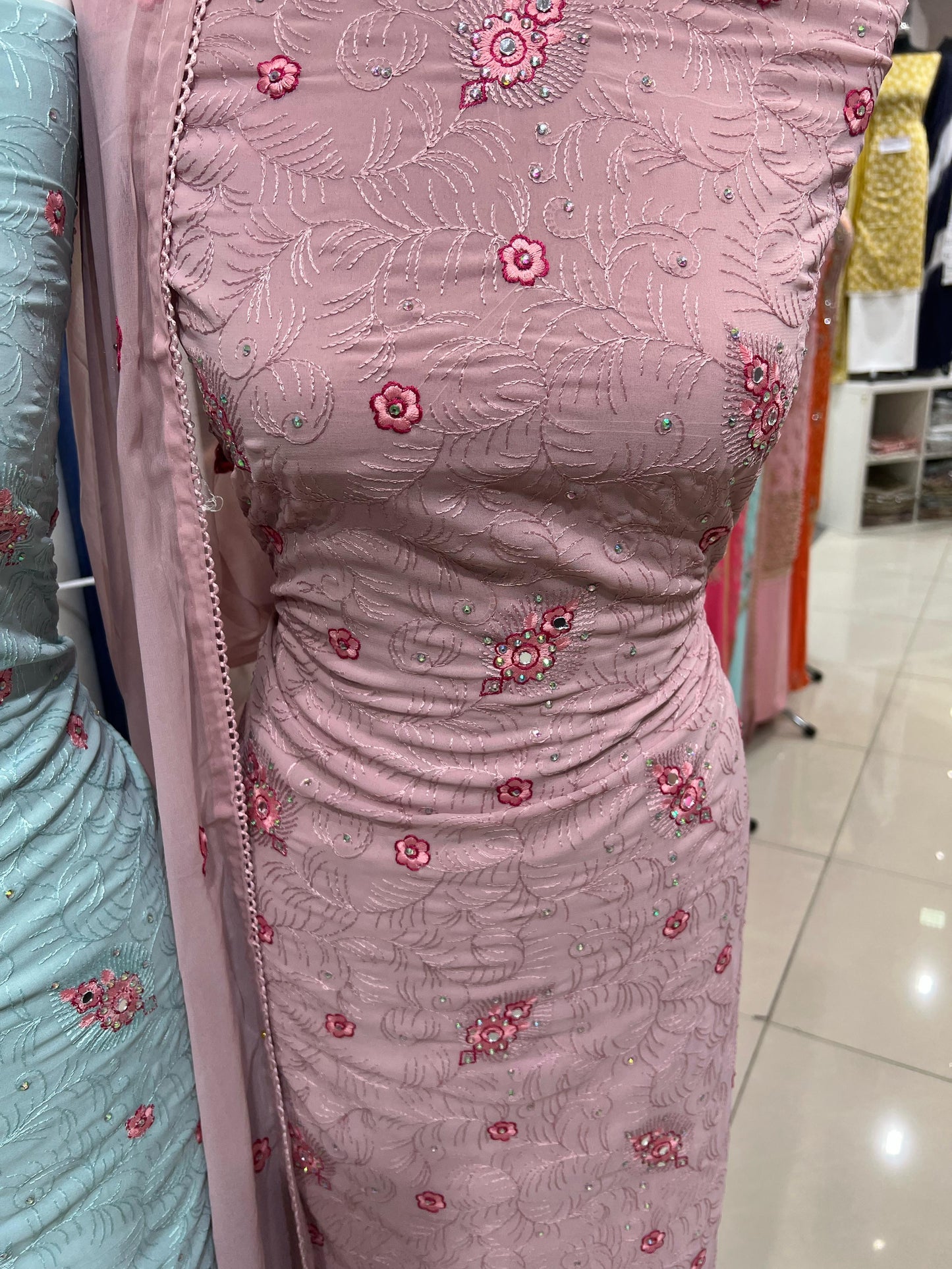 Embroidered Georgette