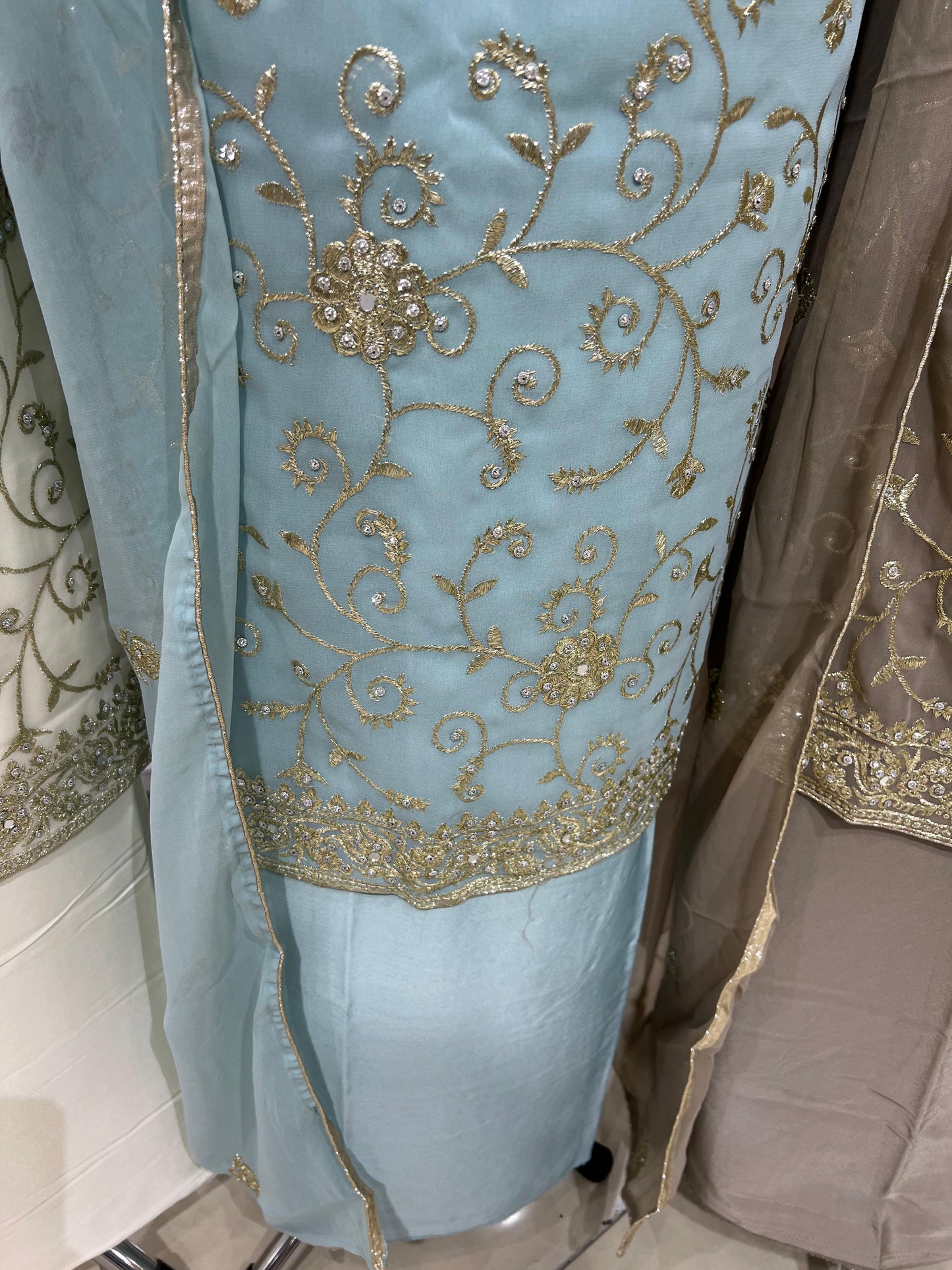 Embroidered Georgette