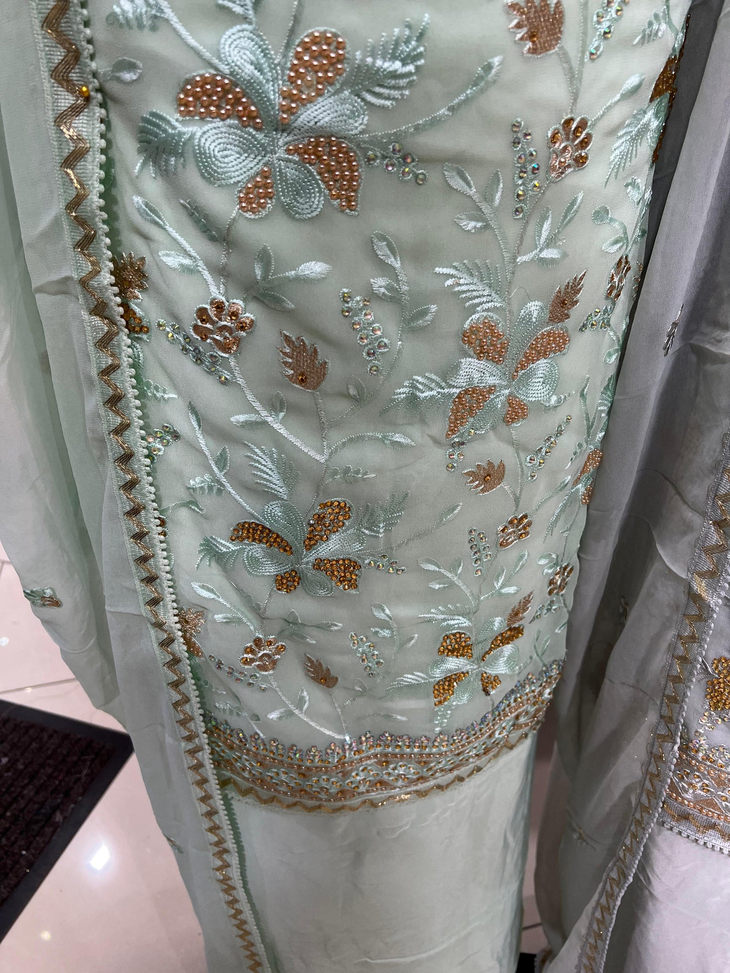 Embroidered Georgette