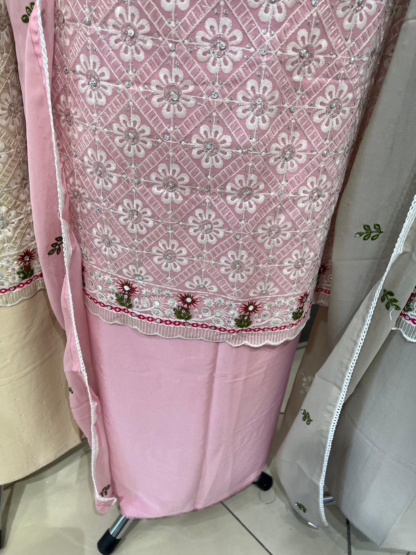 Embroidered Georgette