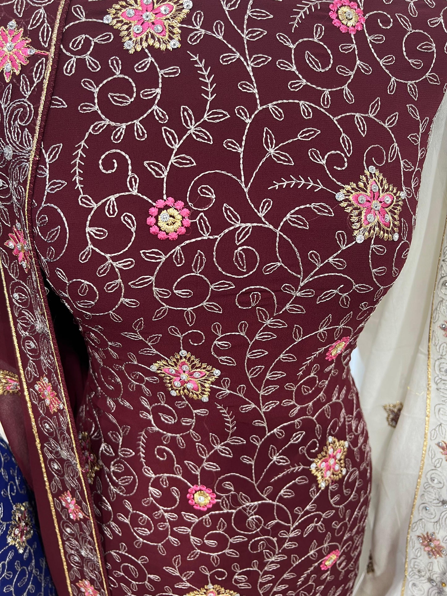 Embroidered Georgette