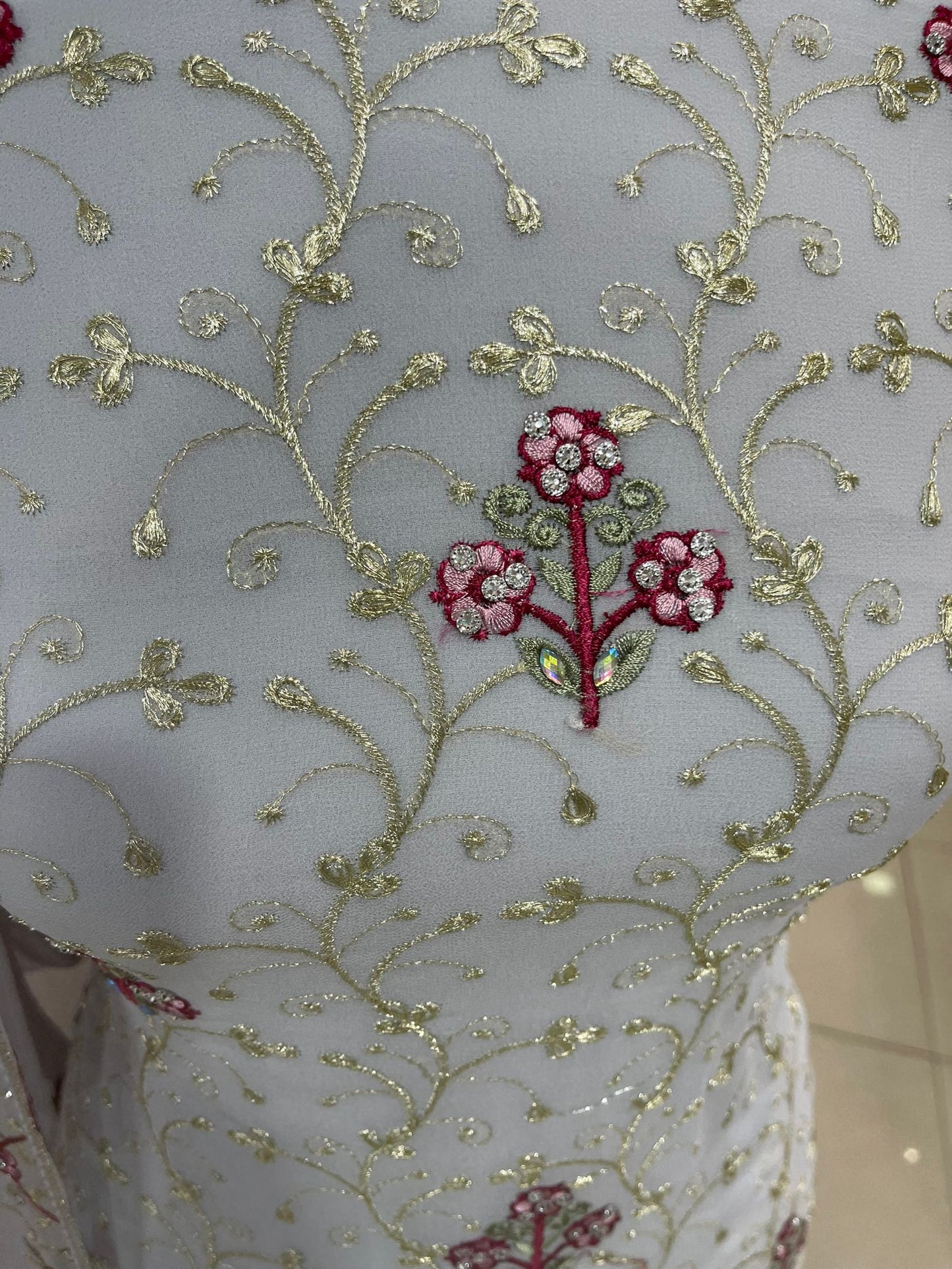 Embroidered Georgette